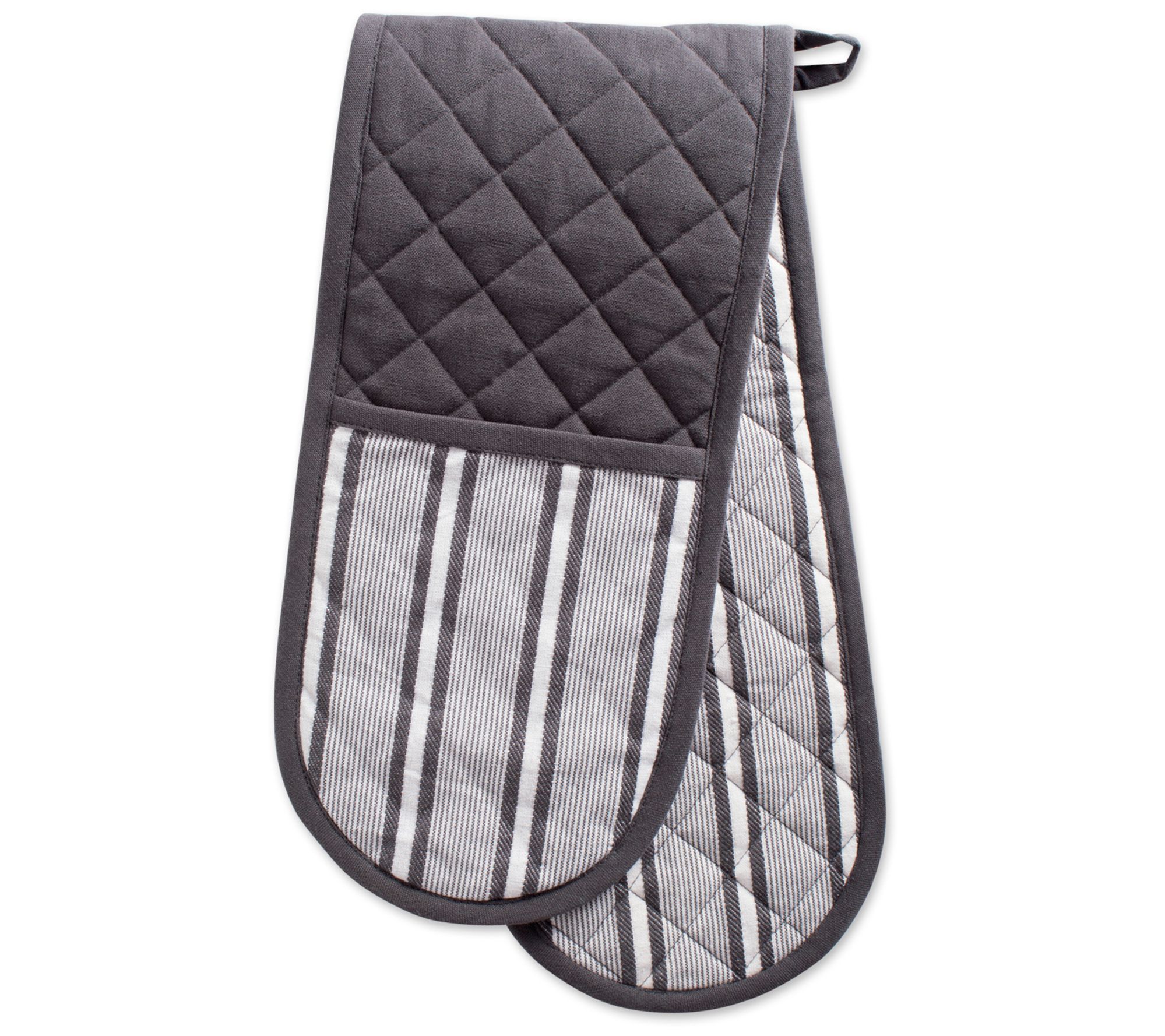 Design Imports Chef Stripe Double Oven Mitt