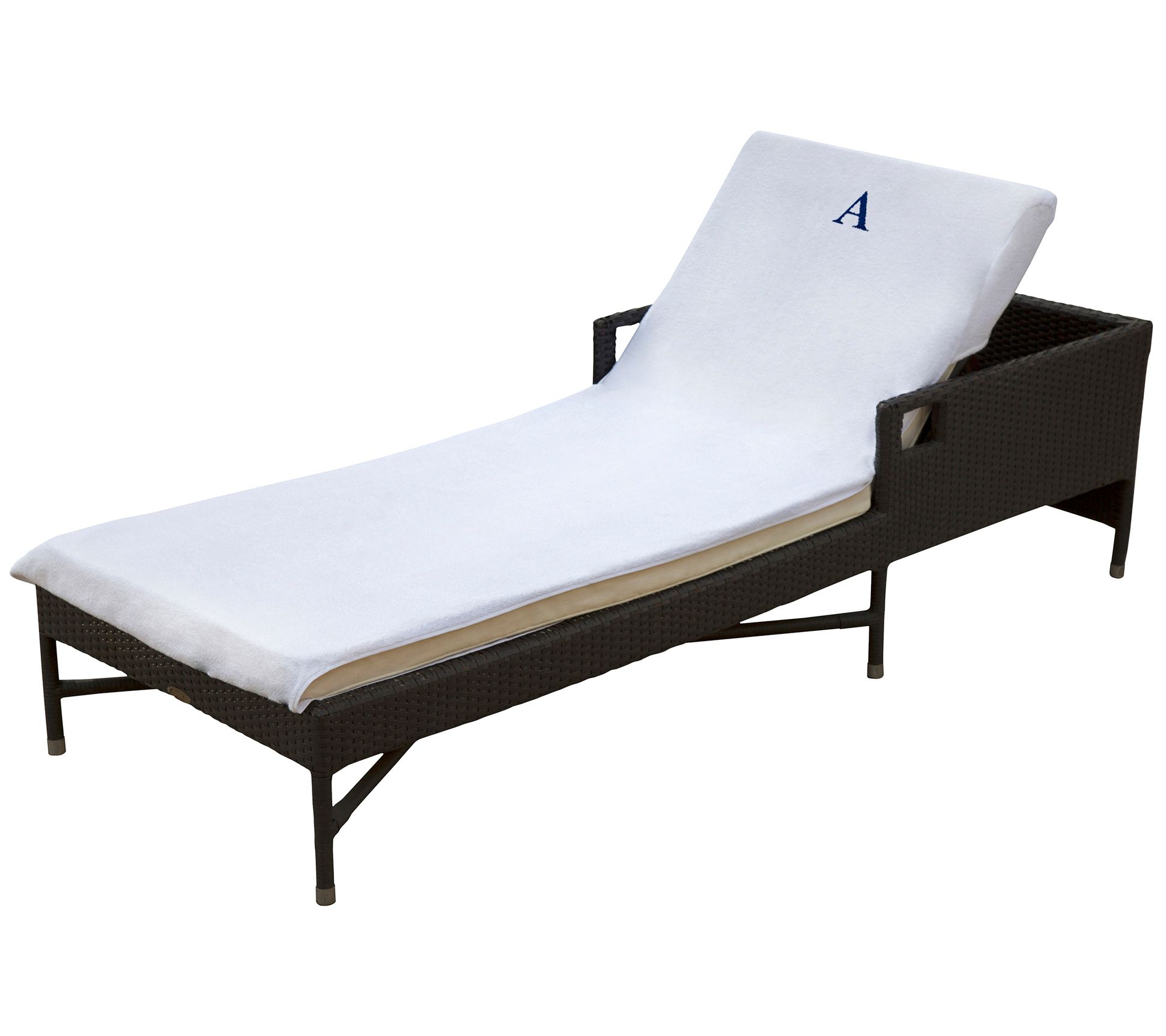 Superior Cotton Terry Deep Pocket Monogrammed Lounge Covers