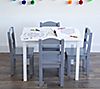 Kids Modern Wood Table & Chairs Set, 2 of 4