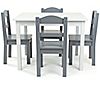 Kids Modern Wood Table & Chairs Set, 3 of 4