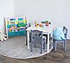 Kids Modern Wood Table & Chairs Set, 4 of 4