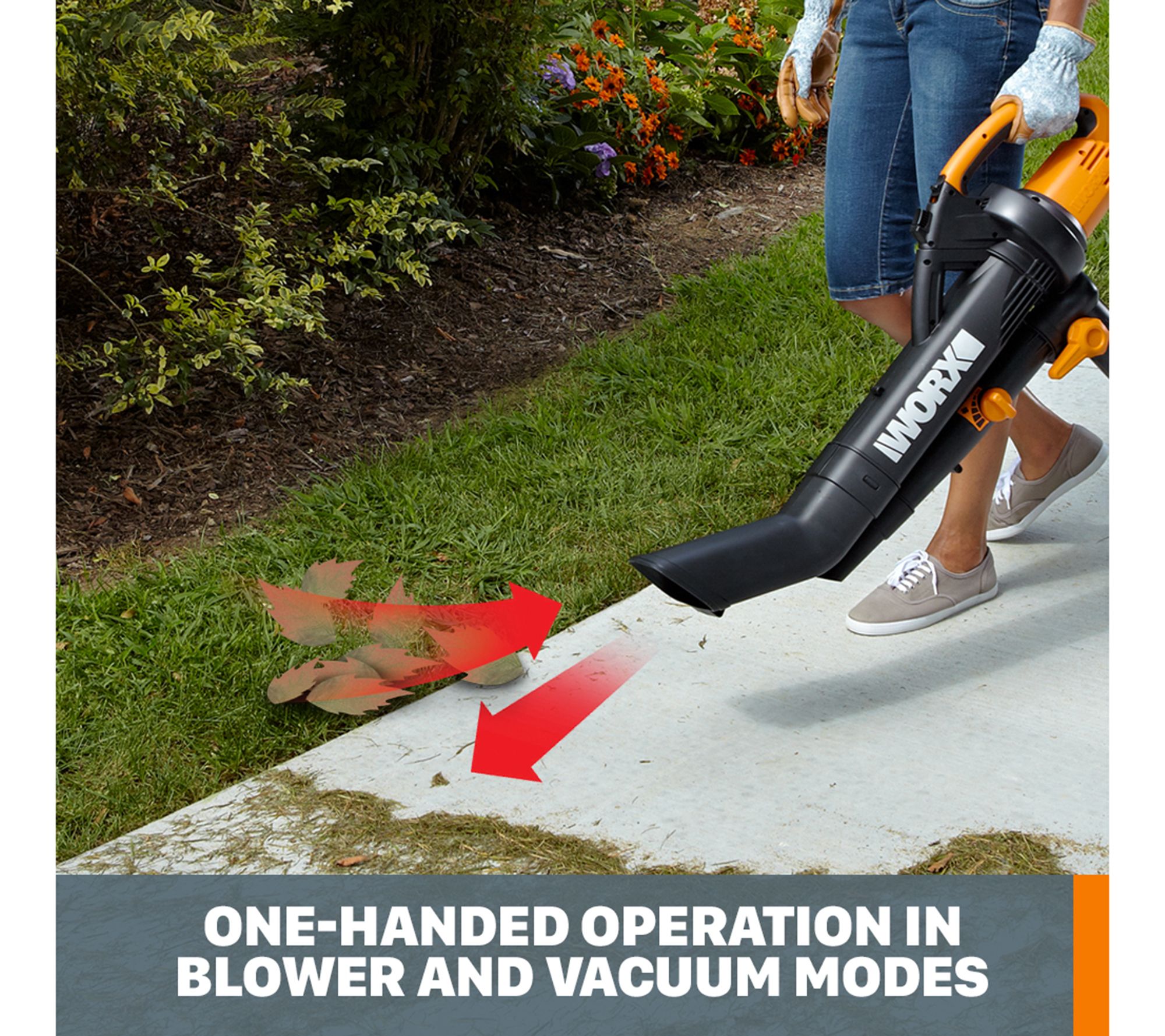 WORX Electric Leaf Blower Mulcher Vac QVC