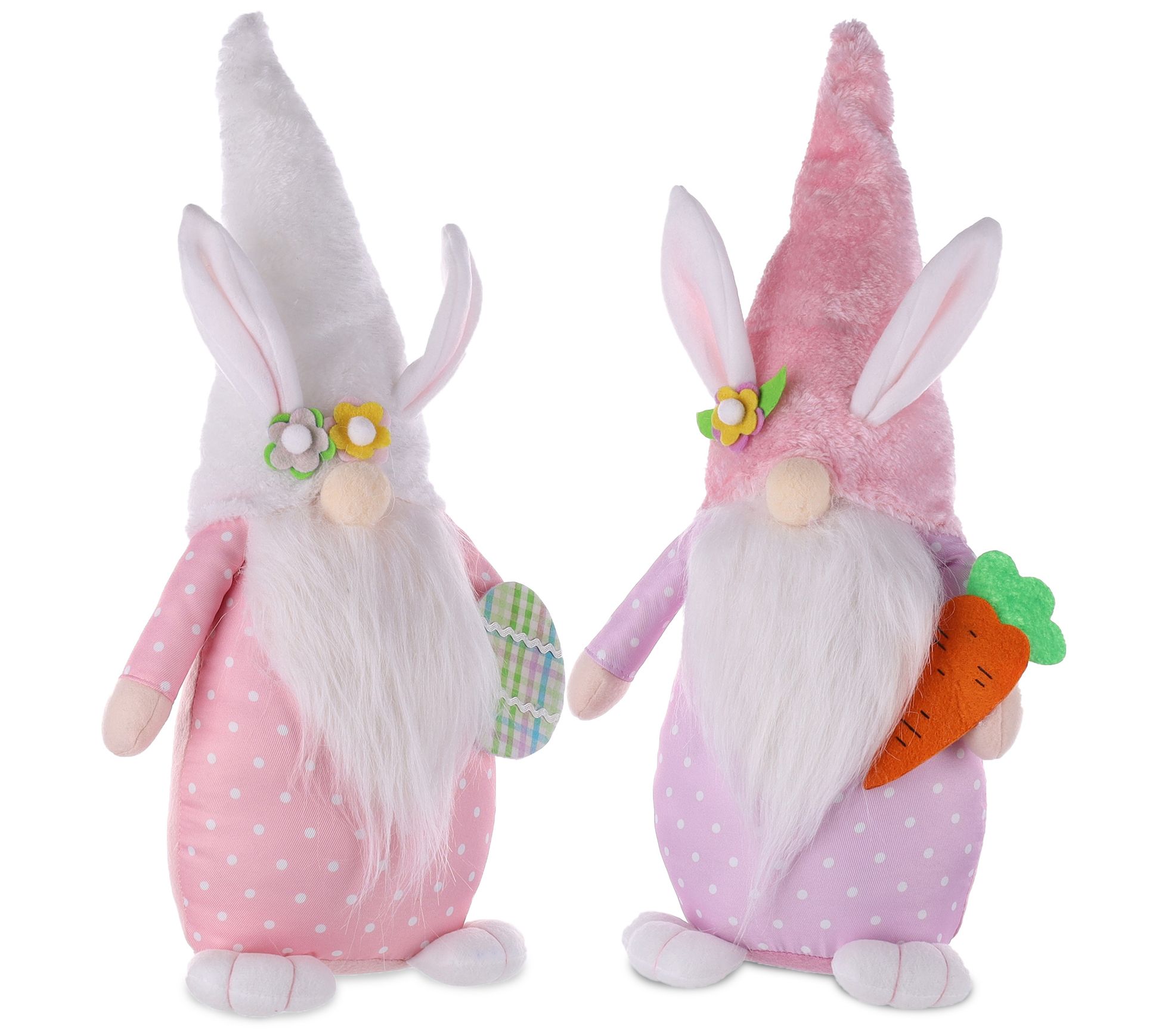 Melrose Plush Easter Gnome Shelf Sitter (Set of 2)