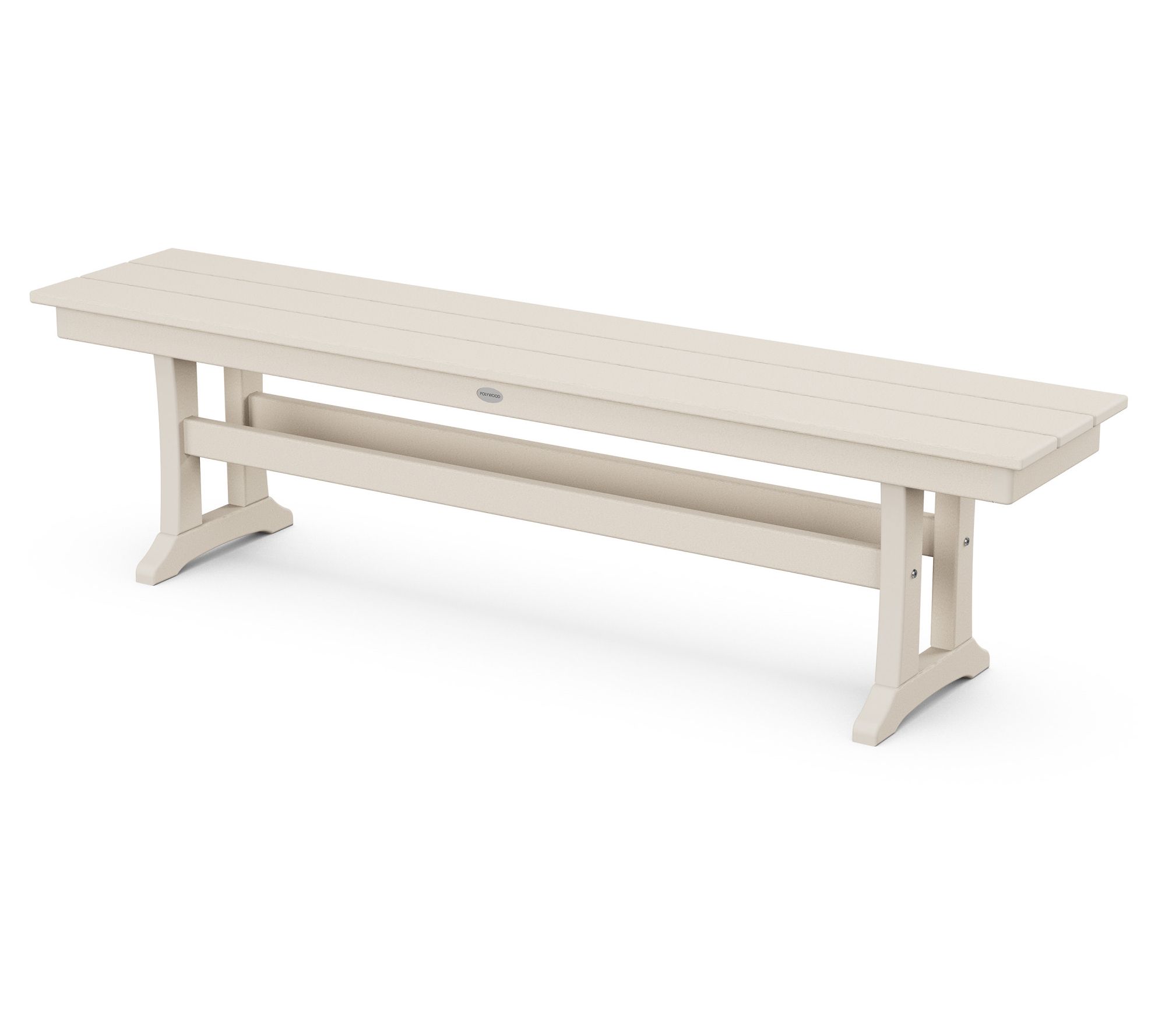 POLYWOOD Farmhouse Trestle 65" Bench