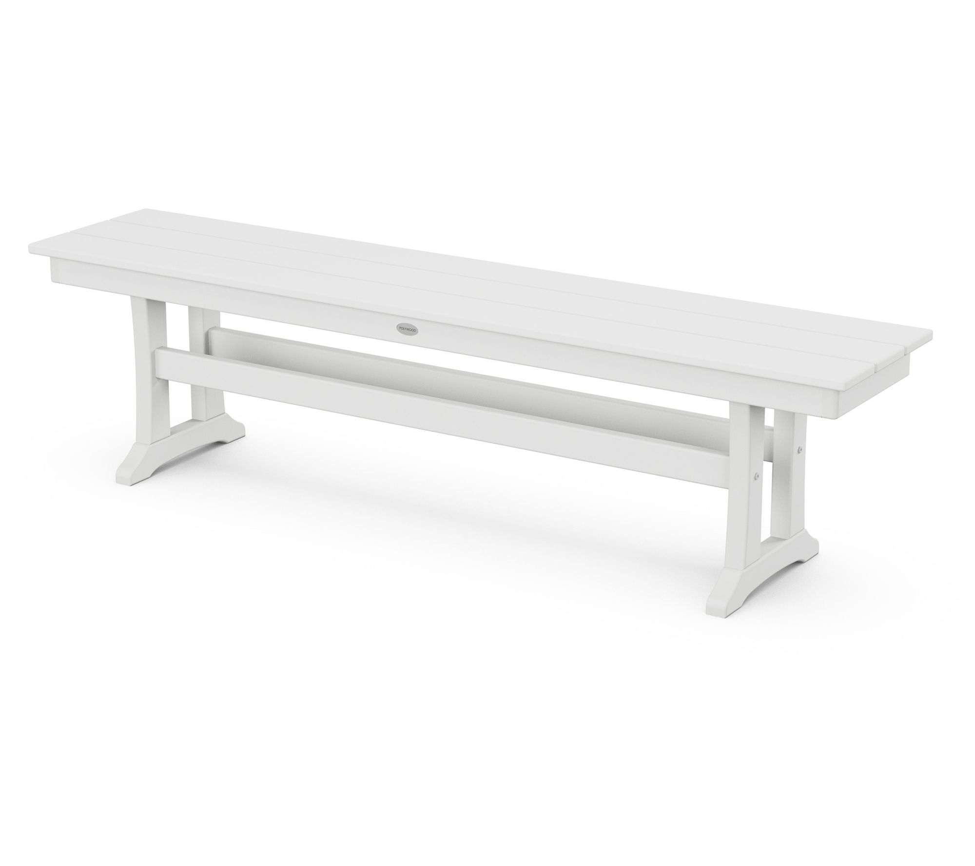 POLYWOOD Farmhouse Trestle 65" Bench