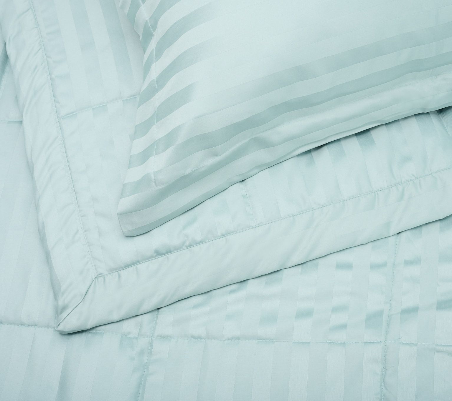 "As Is" Northern Nights Damask Stripe Down Blanket Queen