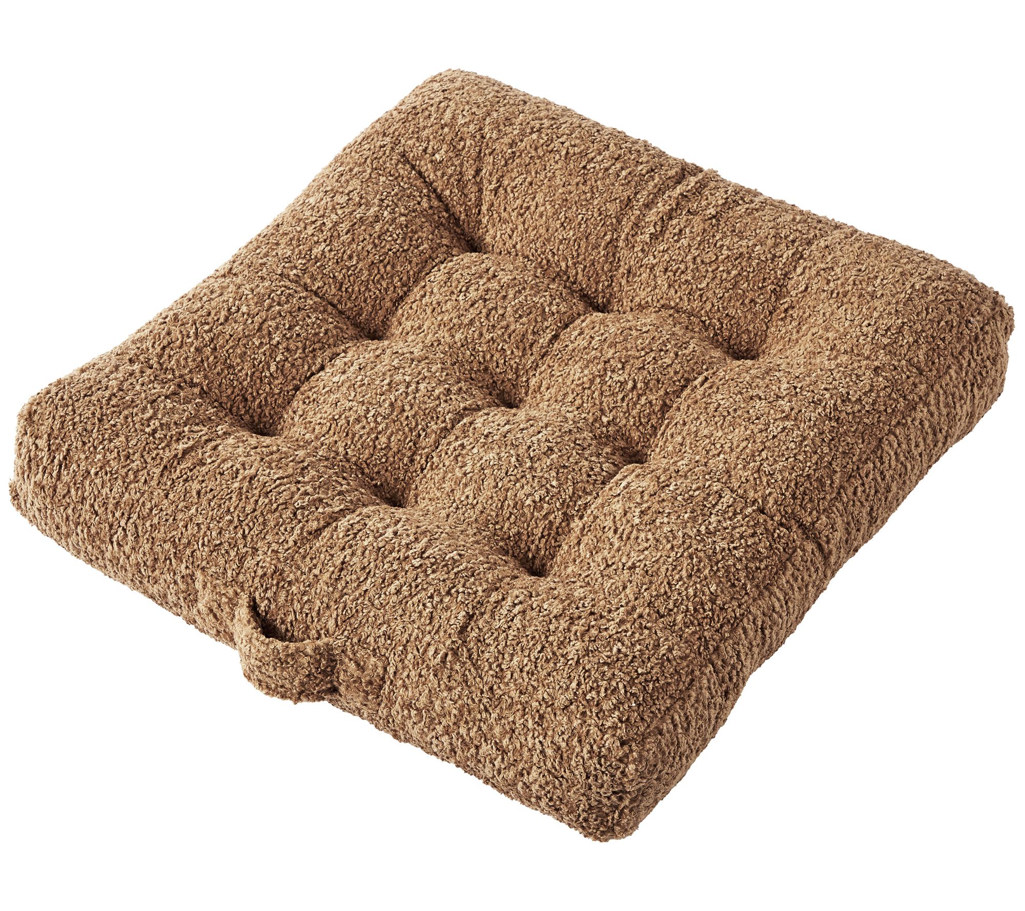 Sorra Home Indoor Cozy Tufted 24" Square FloorPillow Single