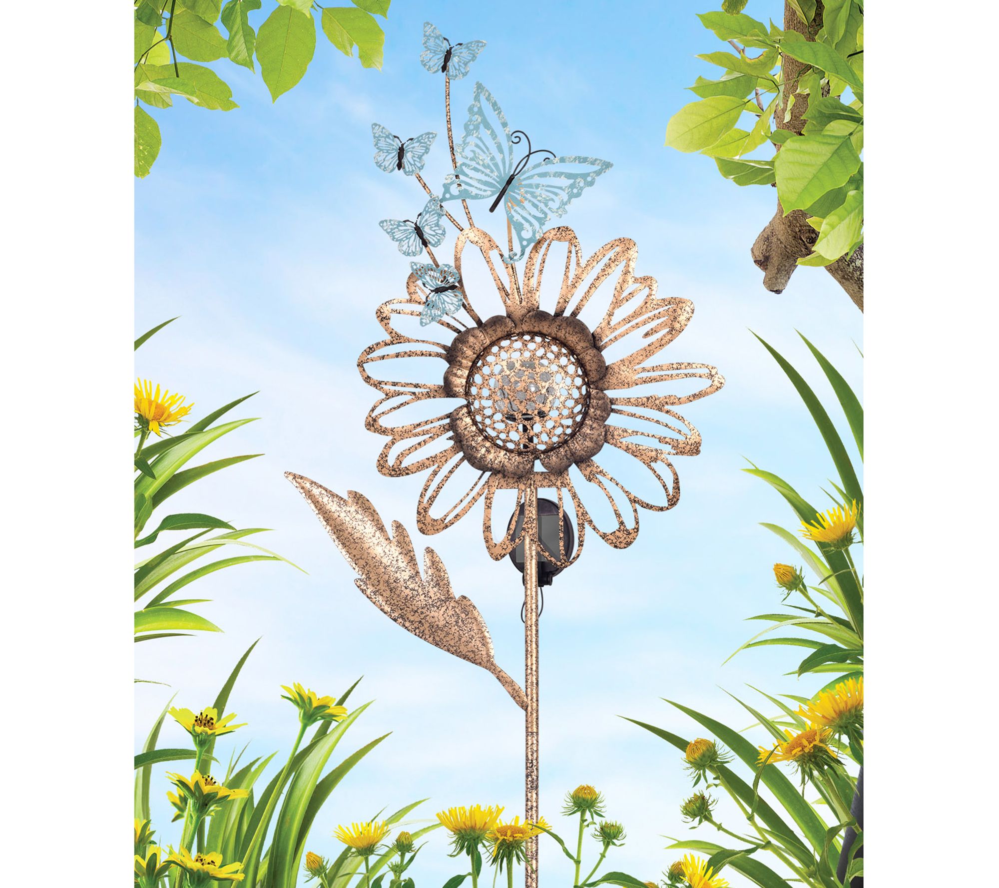 Sunset Vista Designs Butterfly Explosion SolarStake
