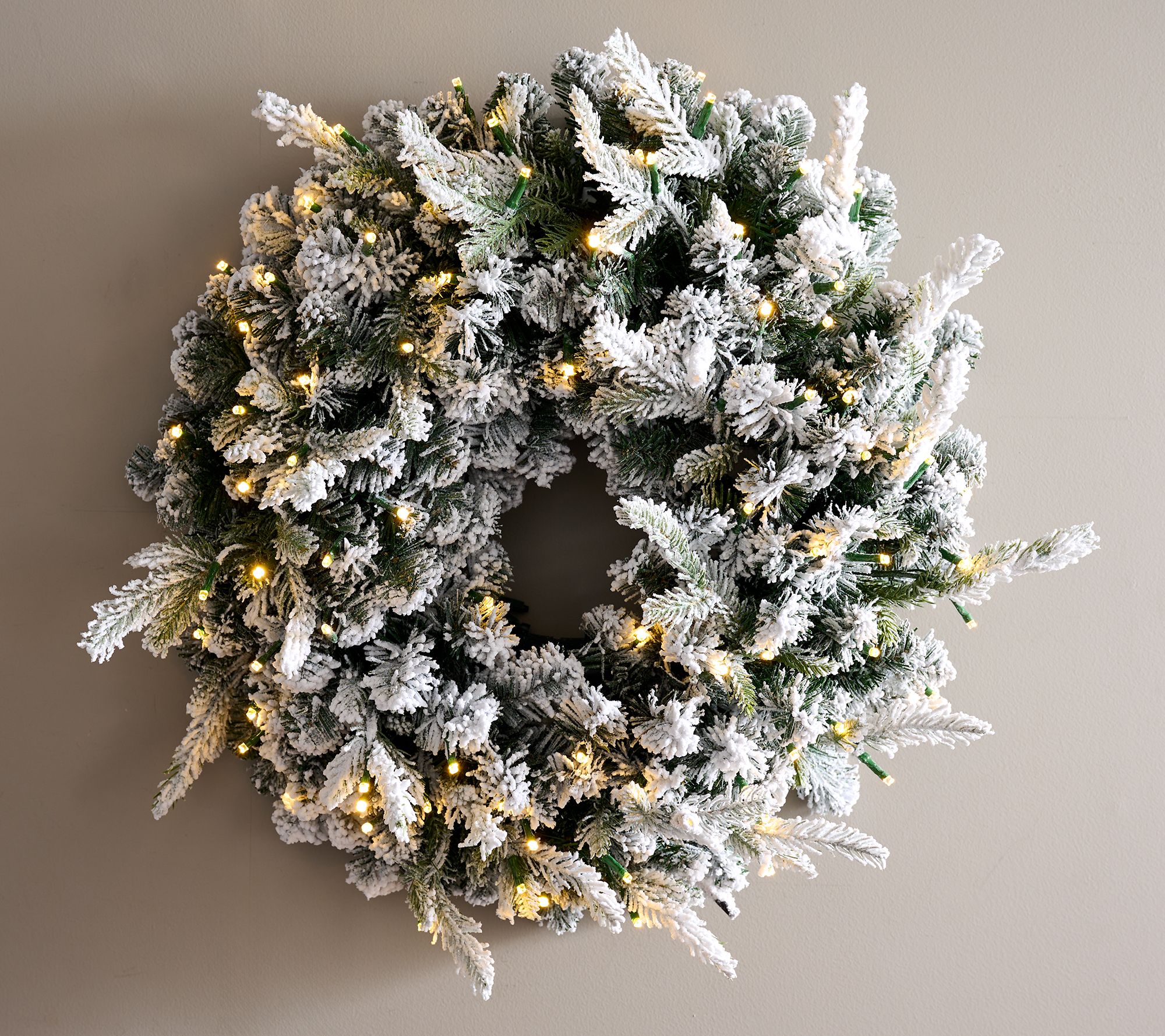 "As Is" Bethlehem Light 24" Wreath with 4-in-1 Micro LEDs