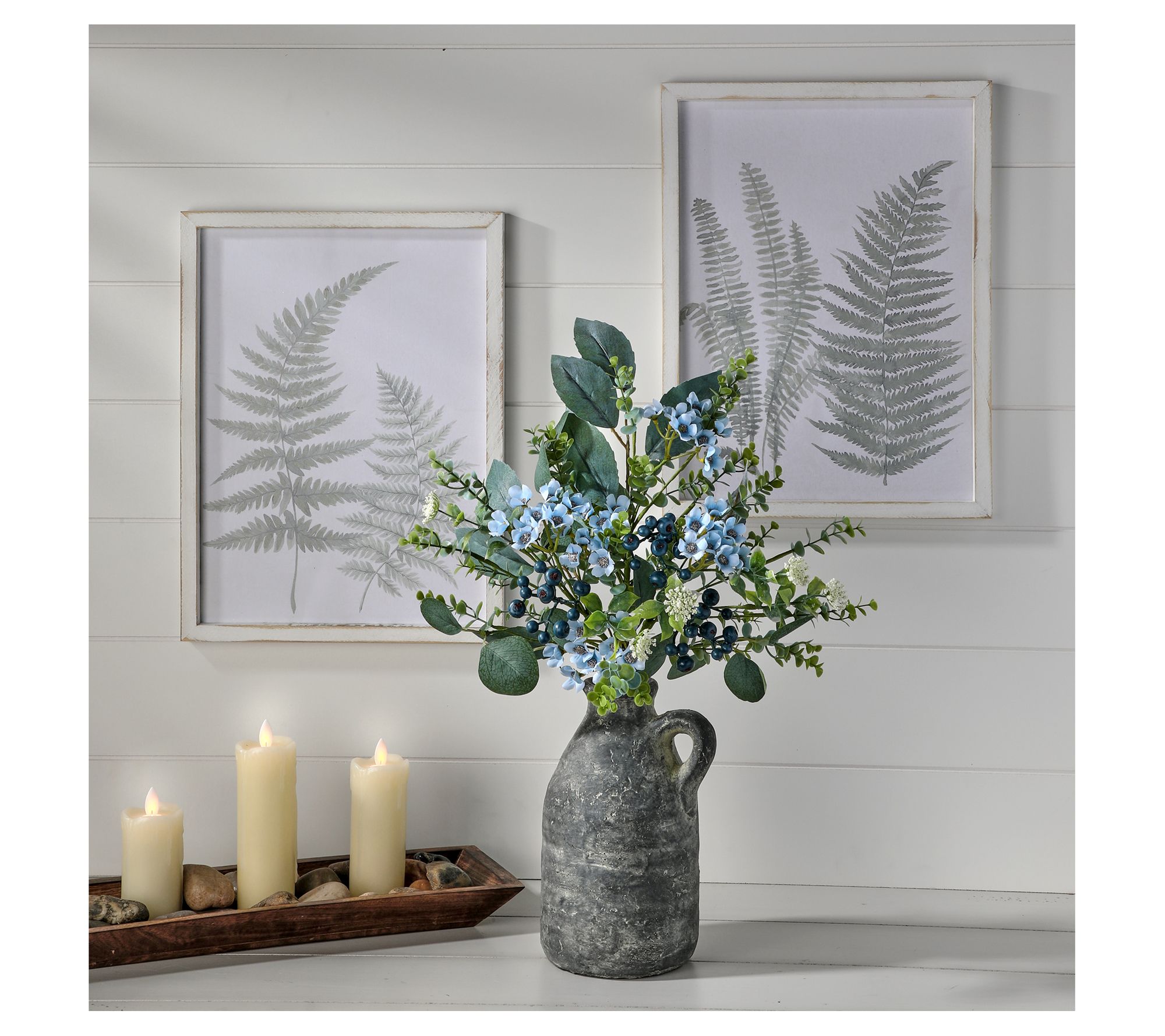 19" Wild Blueberry Blossom Bundle by Valerie
