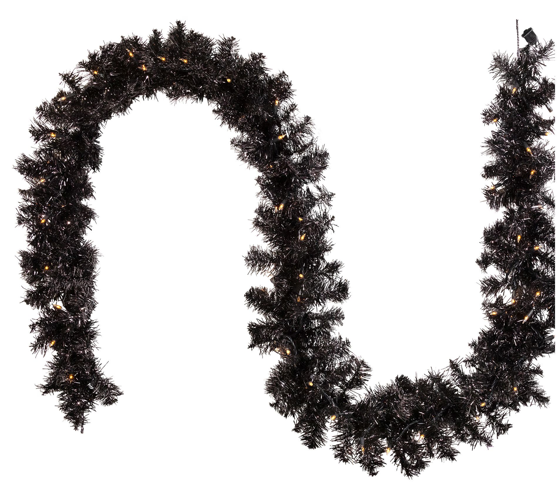 Northlight Prelit Tinsel Garland 9' x 8" Clear Lights