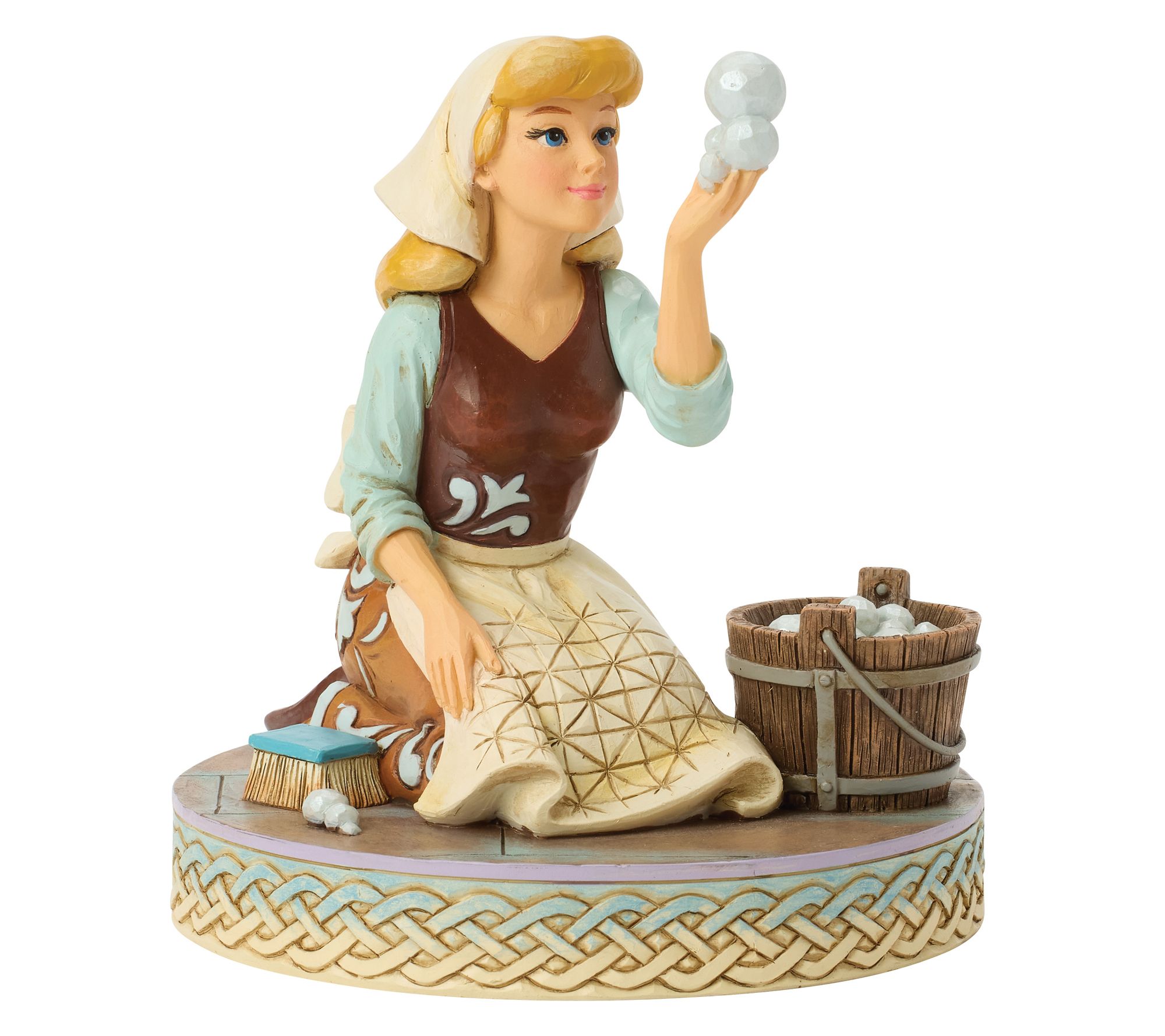 Jim Shore Disney Traditions Cinderella BubblesFigurine 5.1in