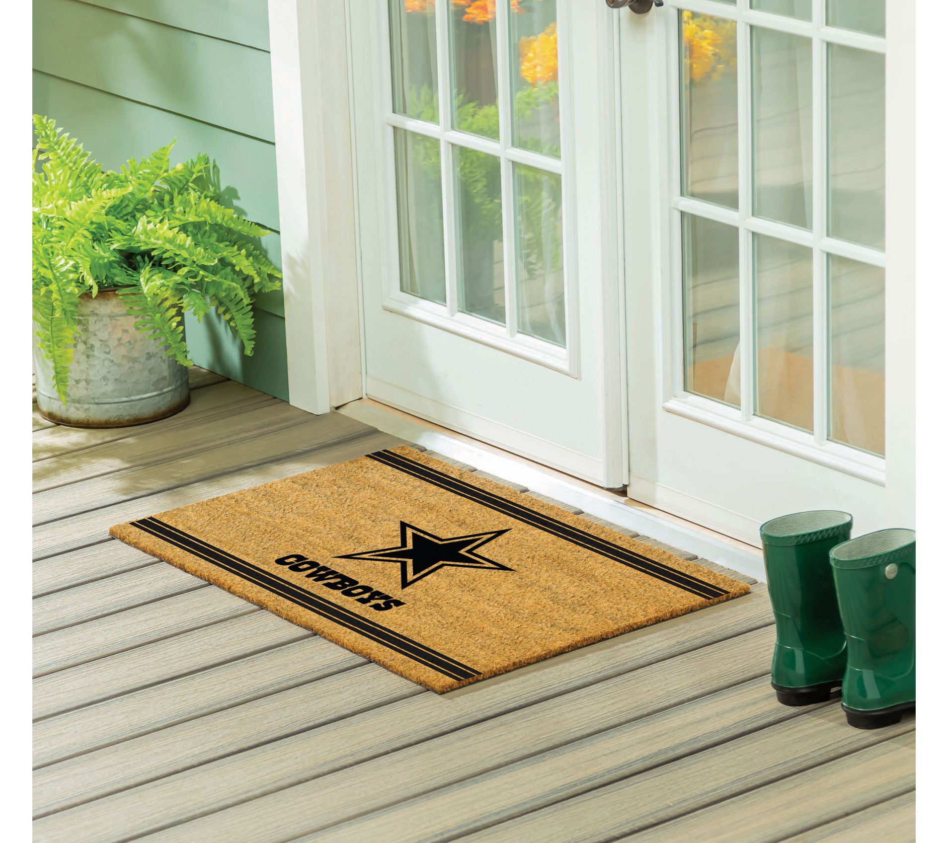 Evergreen 24"x36" NFL Team Logo Large Coir DoorMat