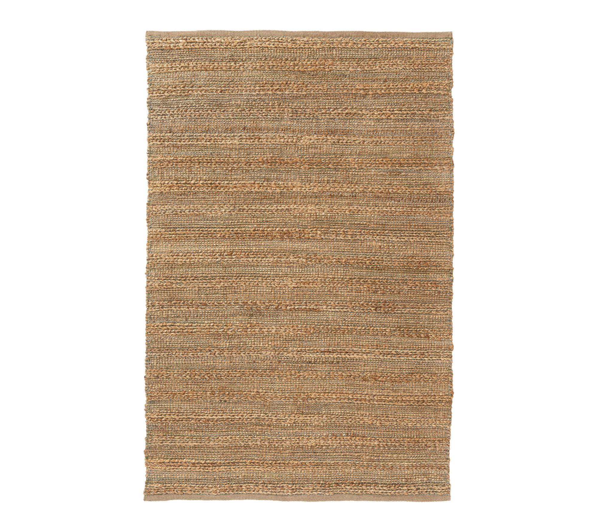 Ox Bay Farmhous e Stripe Jute/C henille Indoor Rug, 7'9"x 9'9"