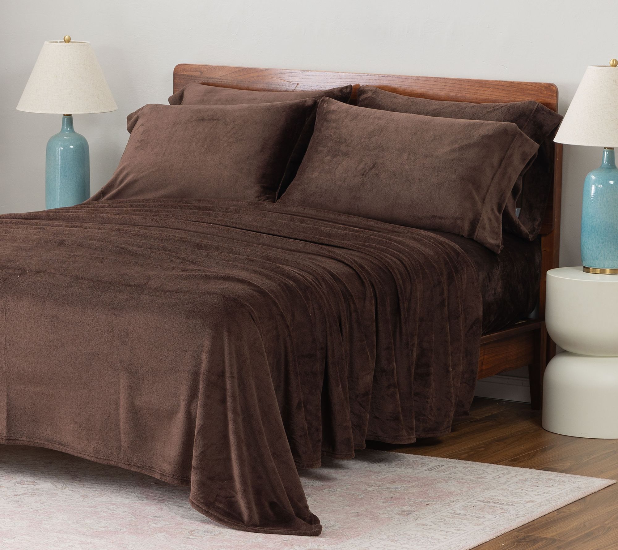 "As Is" Berkshire Velvetsoft Sheet Set with Extra Cases
