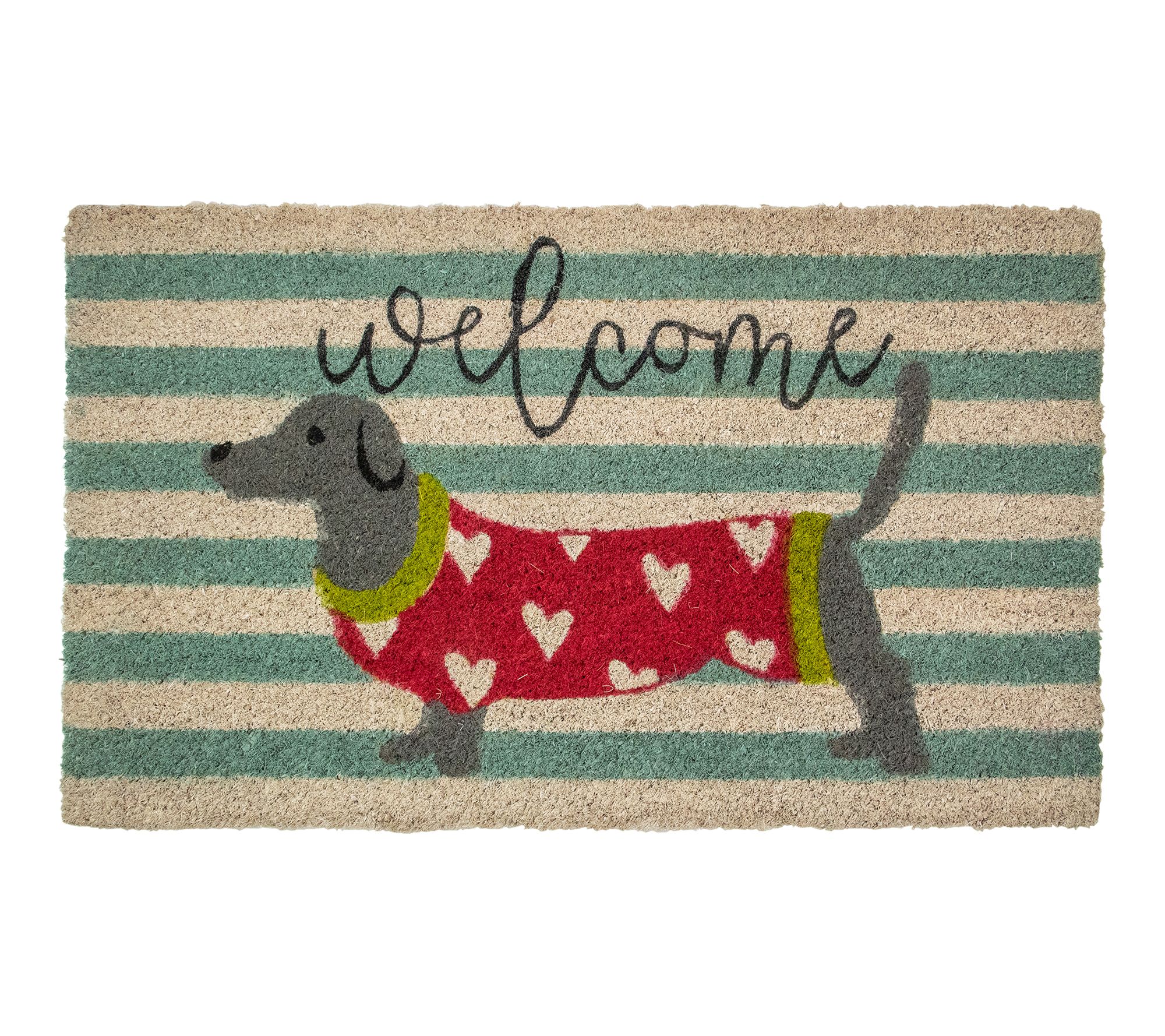 Northlight Coir Dachshund Dog Welcome Doormat 18" x 30"