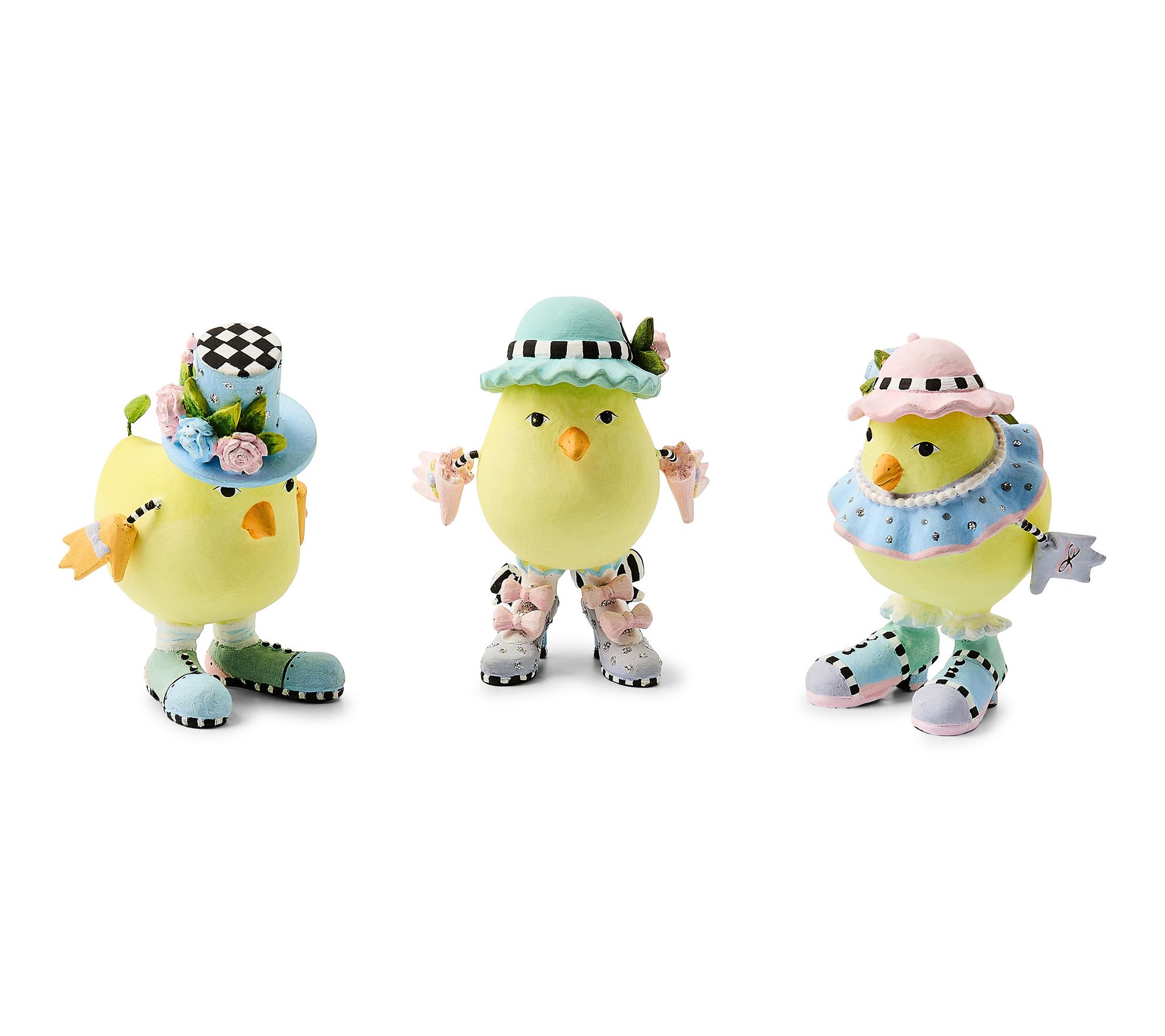 MacKenzie-Childs Chicks, Set of 3