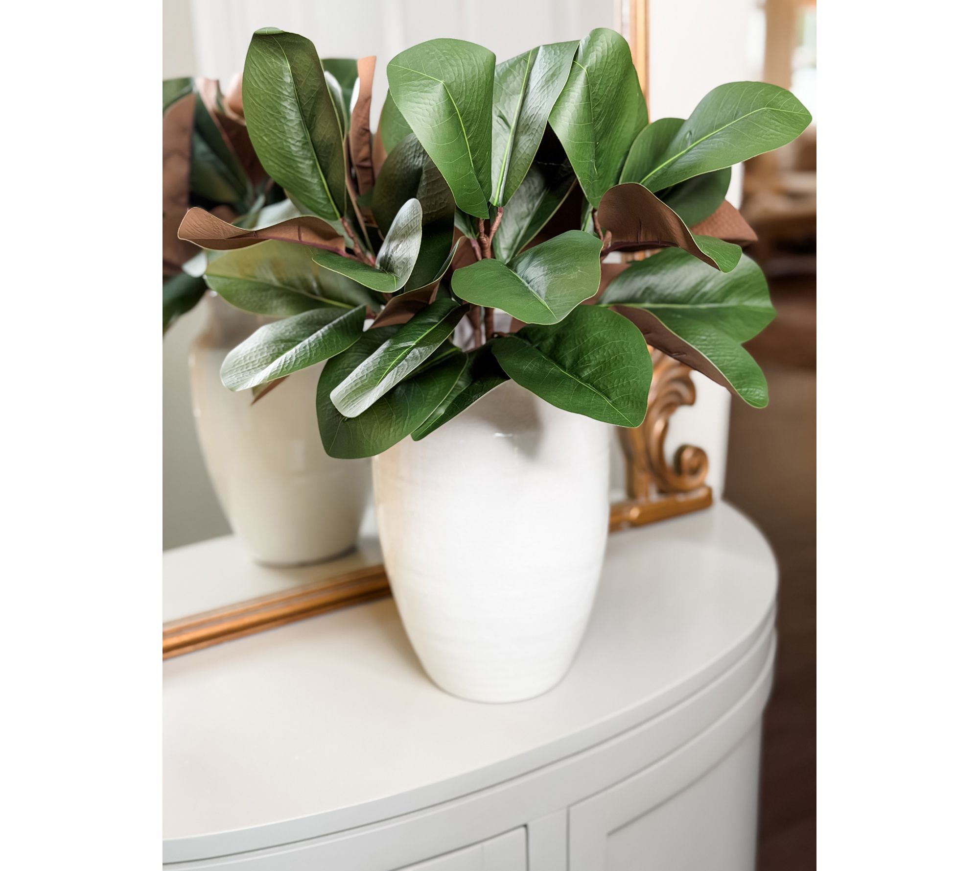 Simply Stunning Set of 6 Magnolia Leaves by Janine Graff