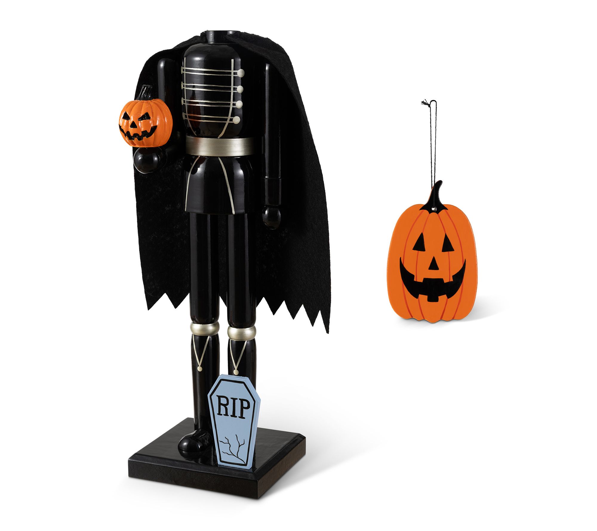 Glitzhome 14.5"H Halloween Headless Horseman