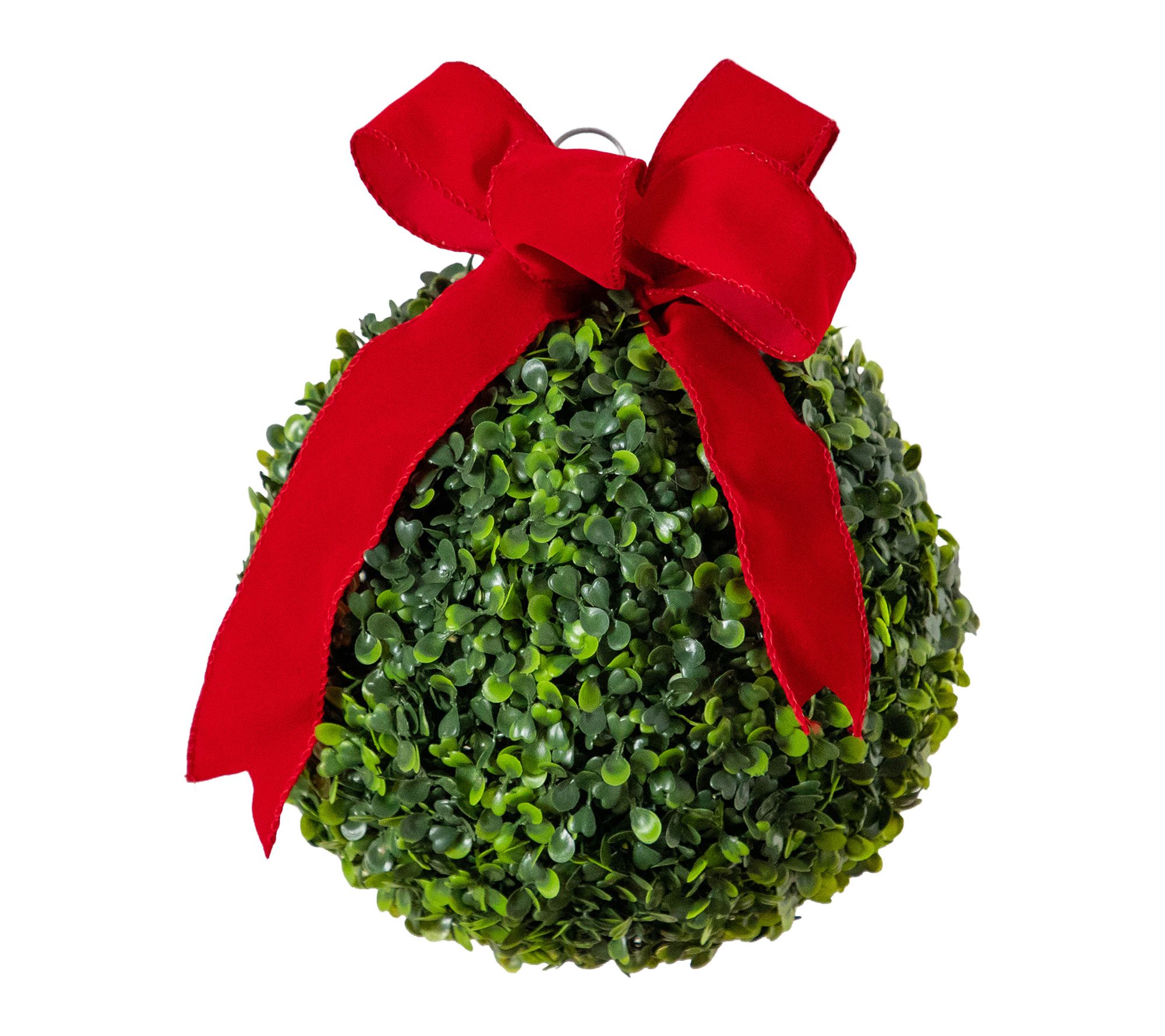 12-in Christmas Boxwood Ornament Ball by Nearly Natural