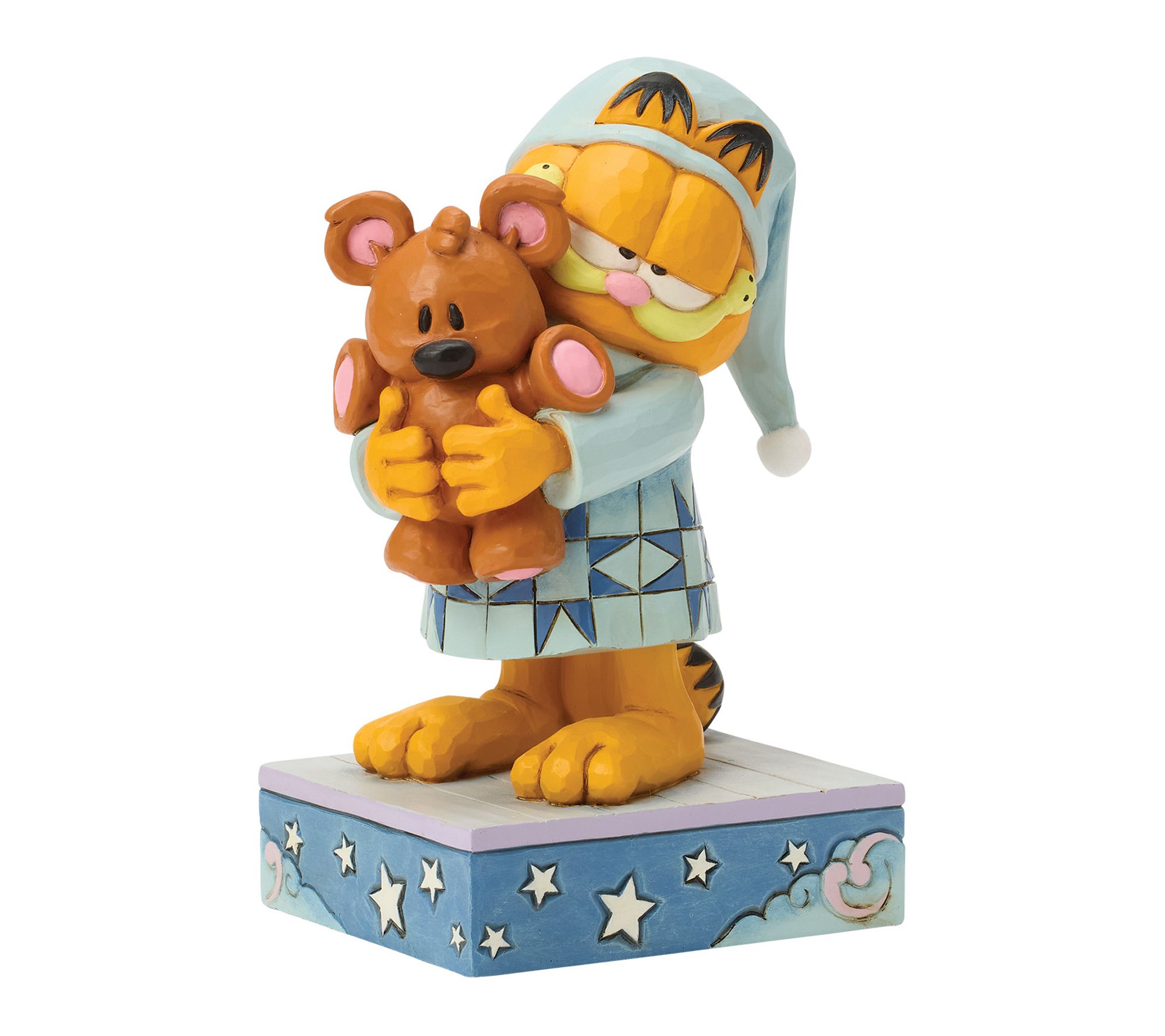 Jim Shore Garfield Sleepy Garfield with Pooky Figurine 5.4in H