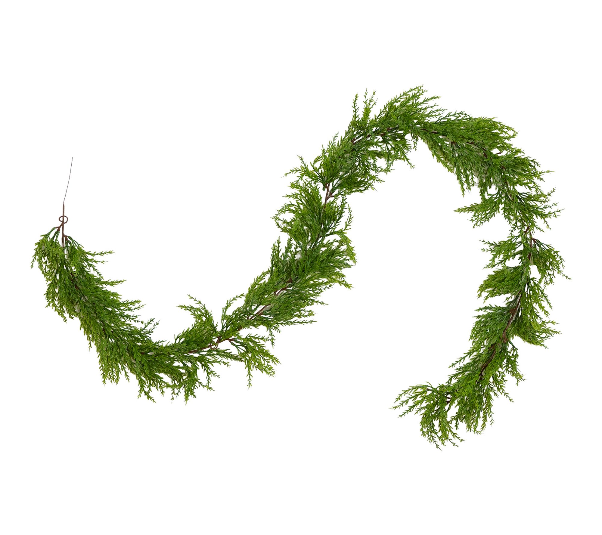 6-ft Real Touch Cedar Garland by Nearly Natural