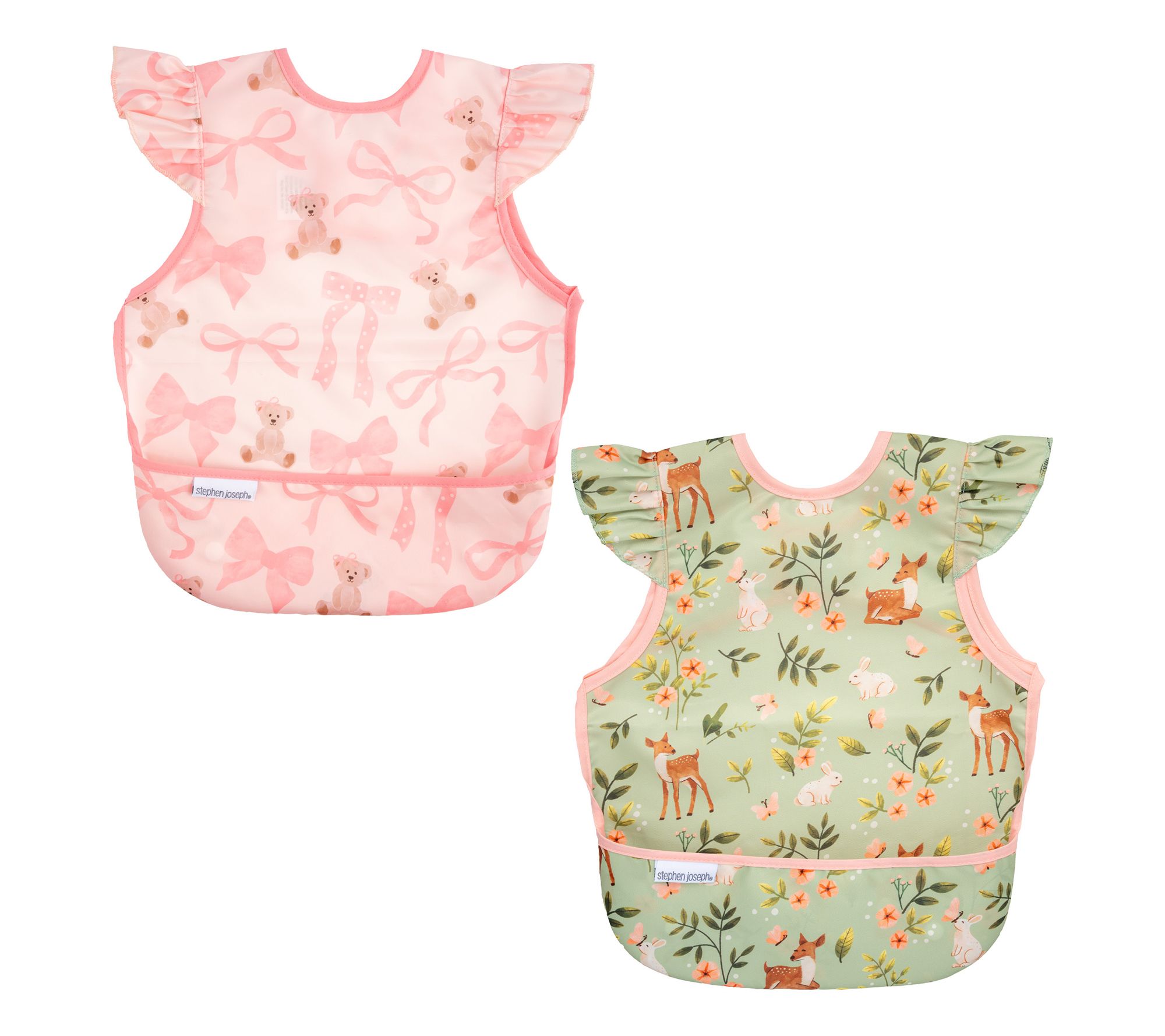 Stephen Joseph Recycled Bib Set