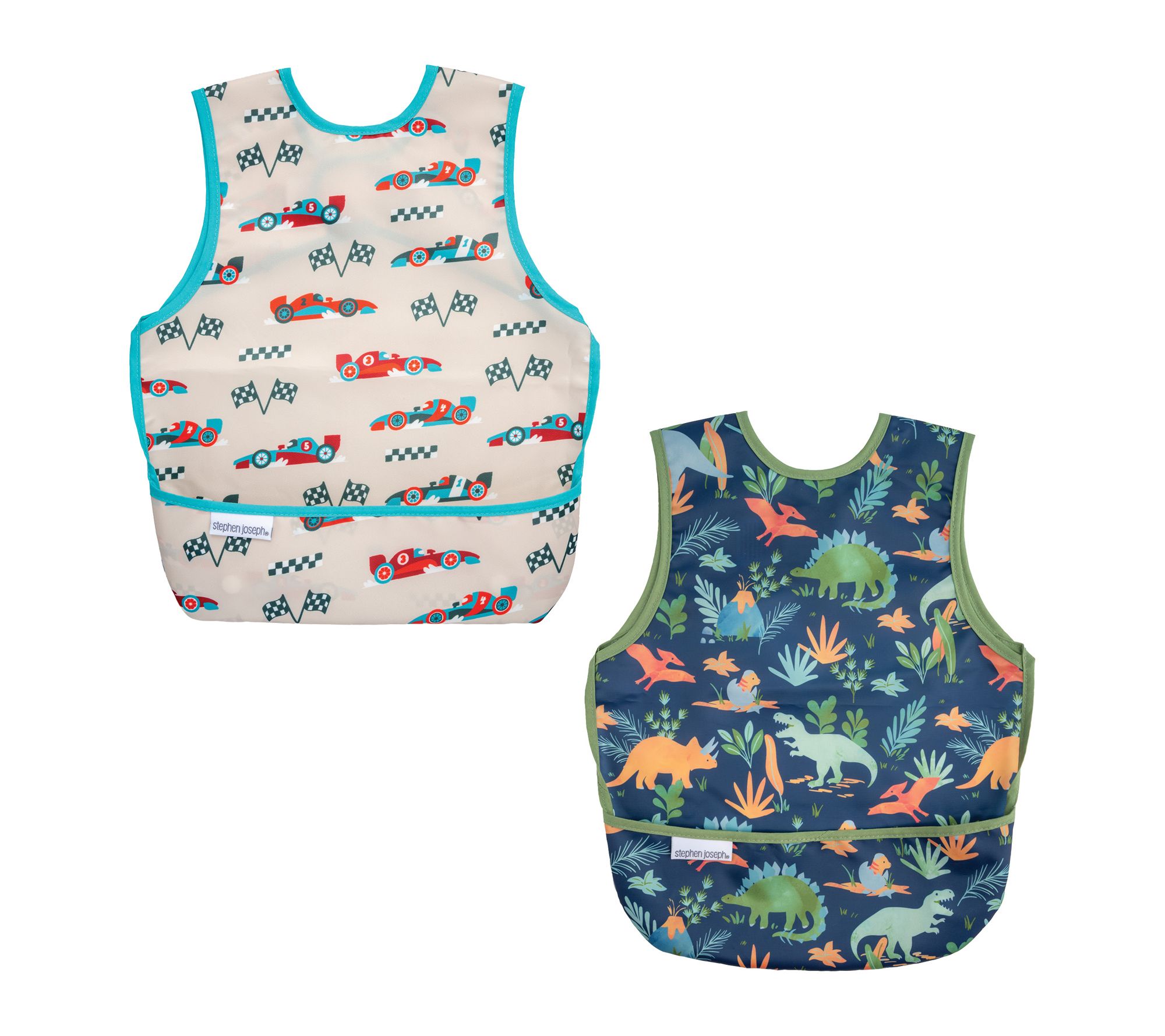 Stephen Joseph Recycled Bib Set