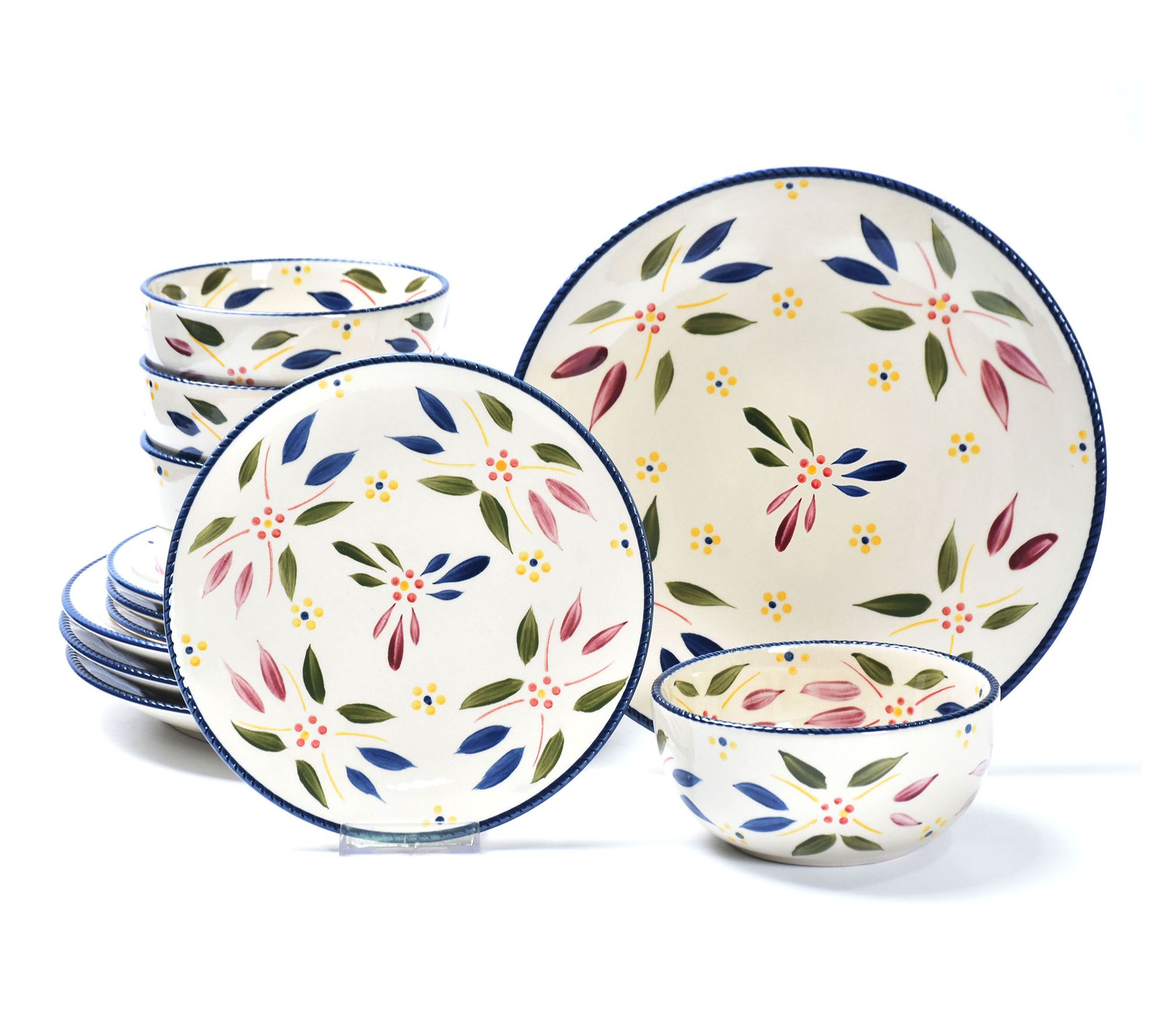 "As Is" Temp-tations 12-Piece Essential Dinnerware Set