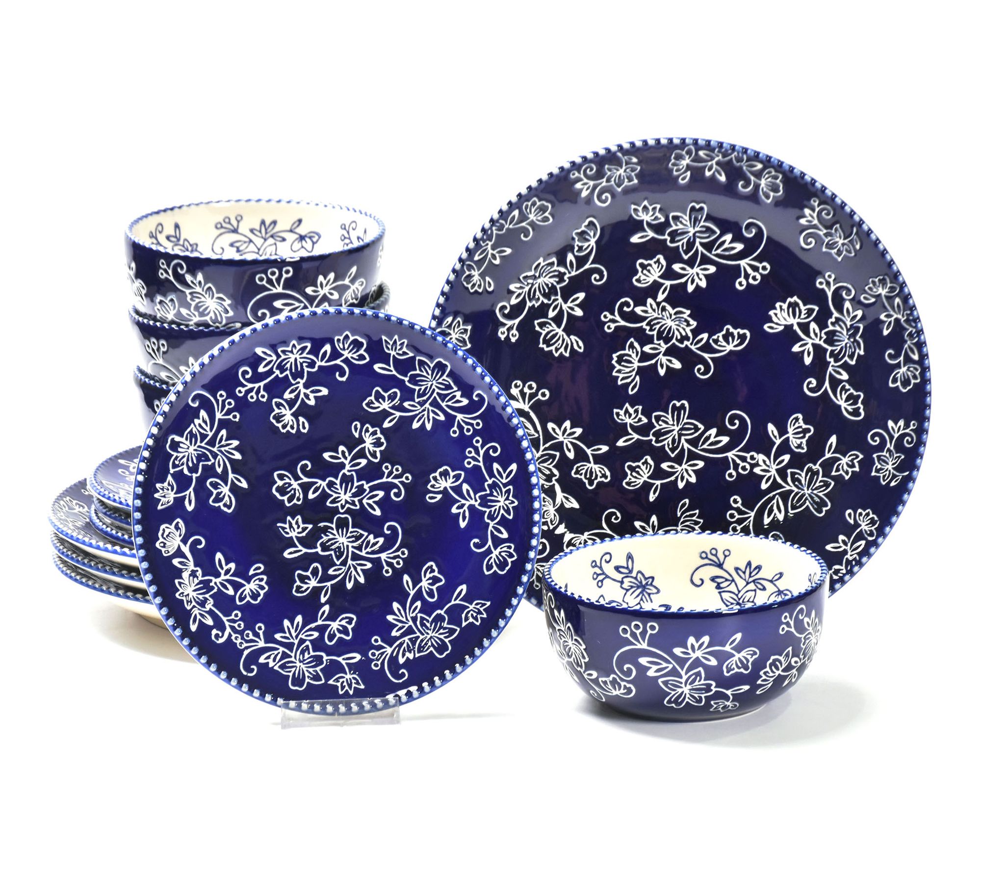 "As Is" Temp-tations 12-Piece Essential Dinnerware Set