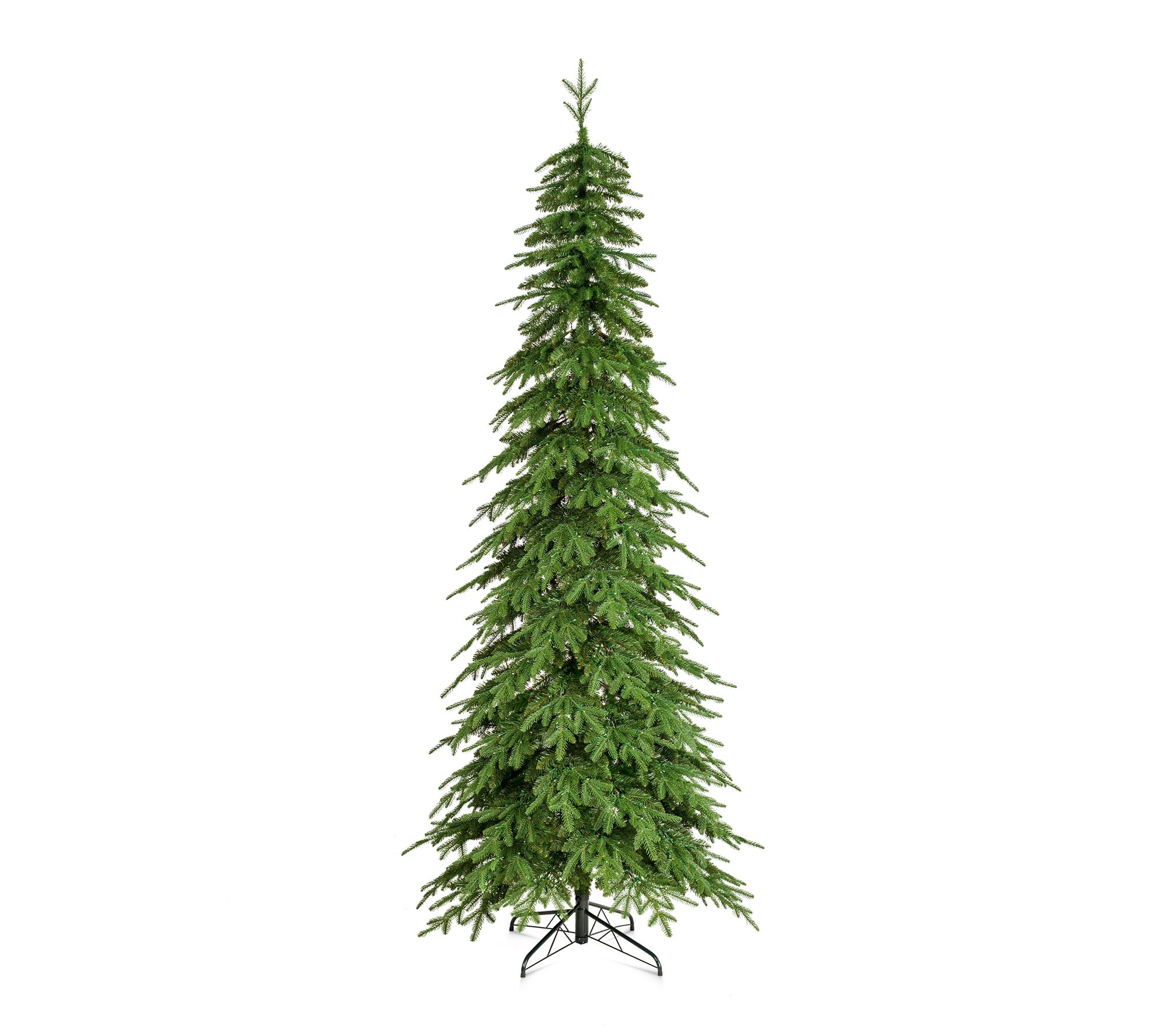 Glitzhome 9ft Pre-Lit Green Spruce Artificial Christmas Tree