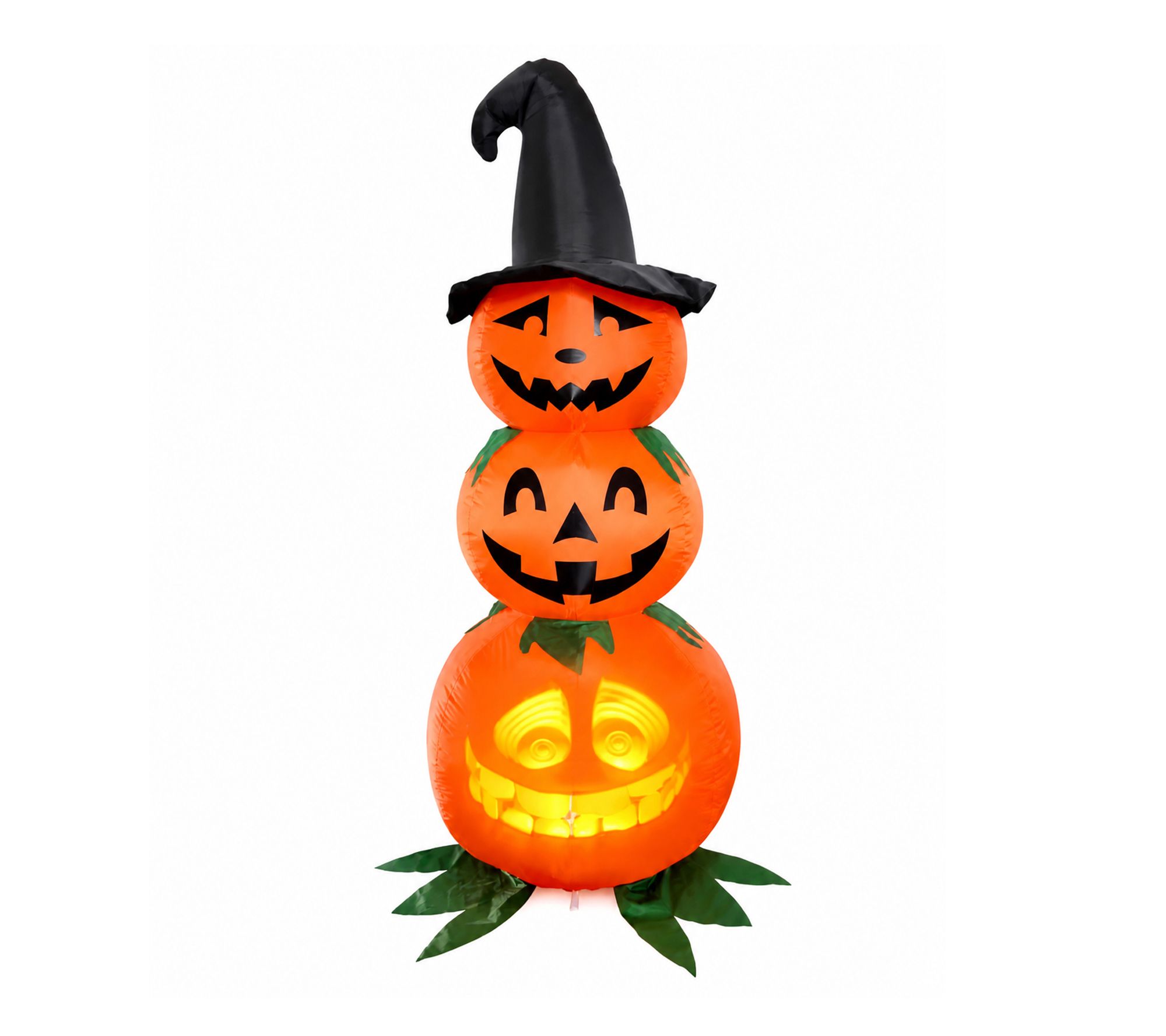 RC Home Decor -6' Animated Talking Stacked Jack-O'-Lantern