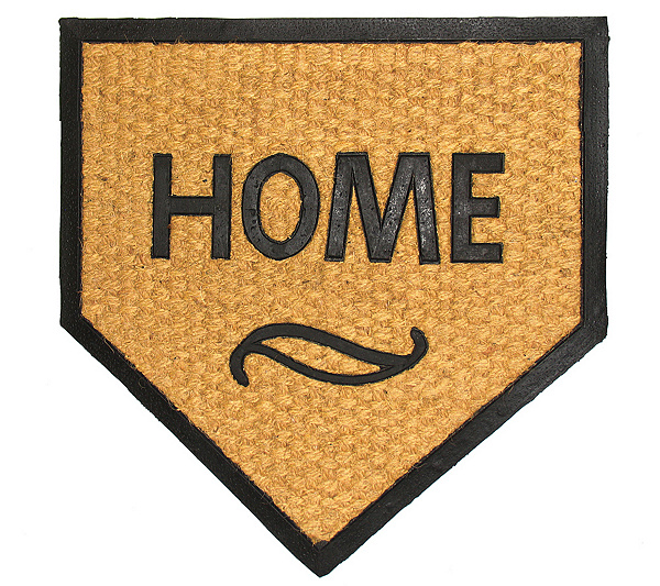 Geo Crafts Flat Weavetuffcor Home Plate Door Mat Page 1 Qvc Com