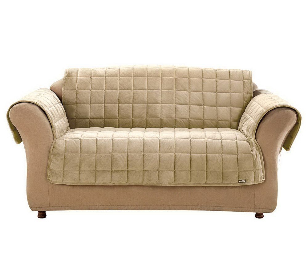 Sure Fit Deluxe Pet Comfort Sofa Cover Page 1 Qvc Com