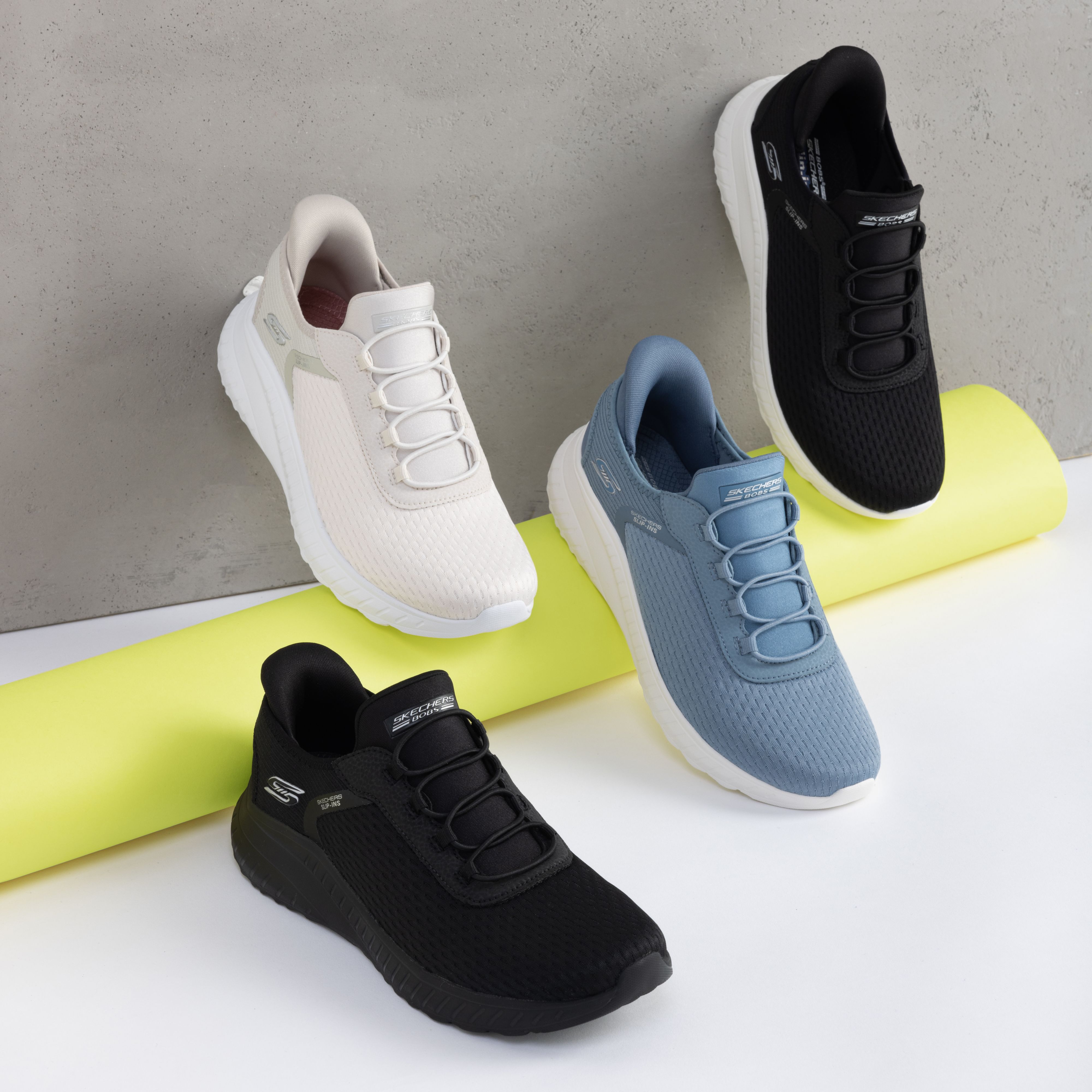 QVC Skechers Sneaker Bobs Squad con tecnologia Slip-Ins