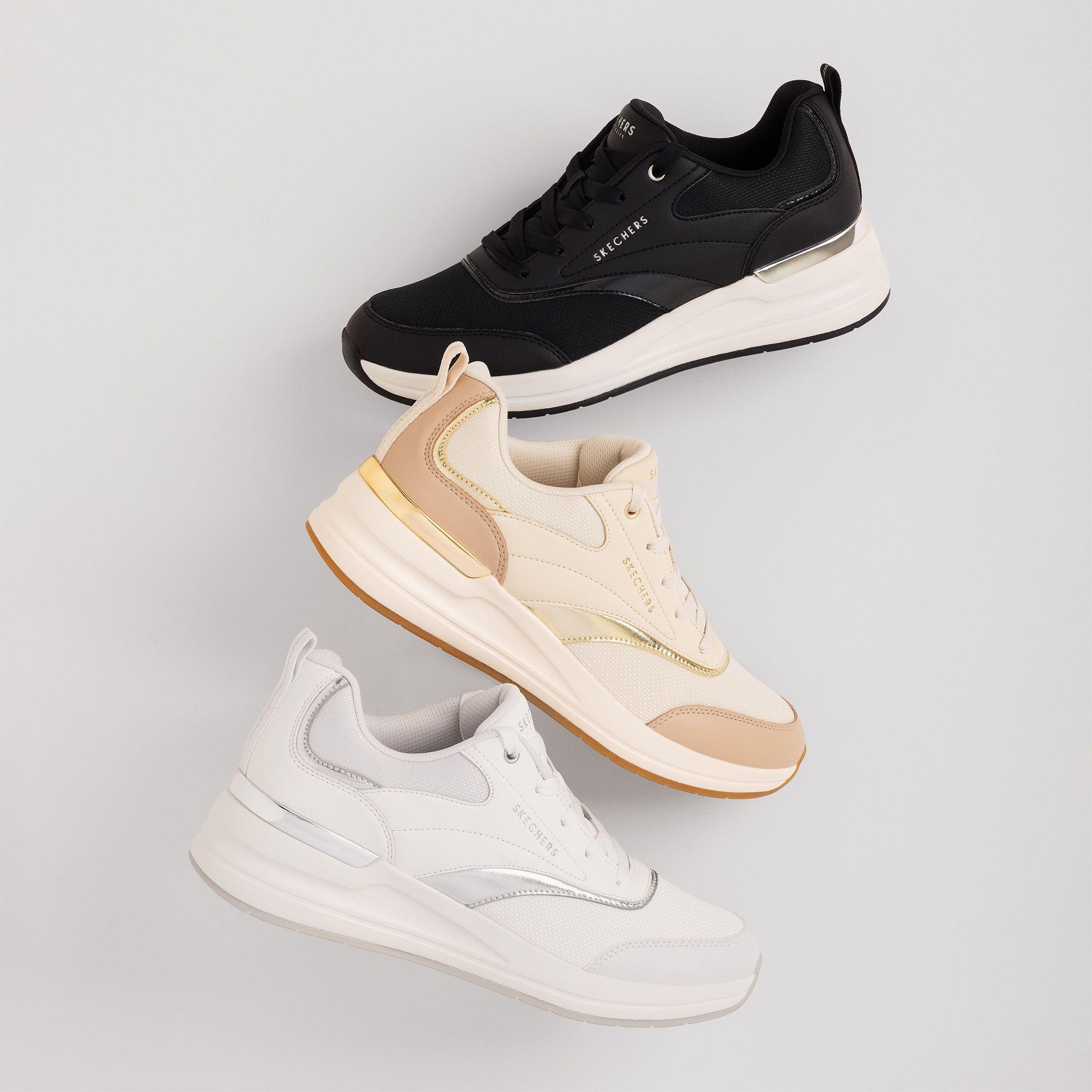 Skechers
Sneaker Billion 2
con inserti e soletta
Memory Foam