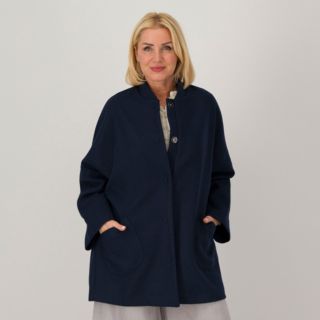 M’ama
Cappotto corto
stile kimono
con lana