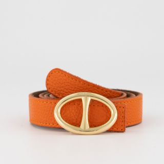 Le Corone Bags
Cintura doubleface
in pelle dollaro
Duo Belt