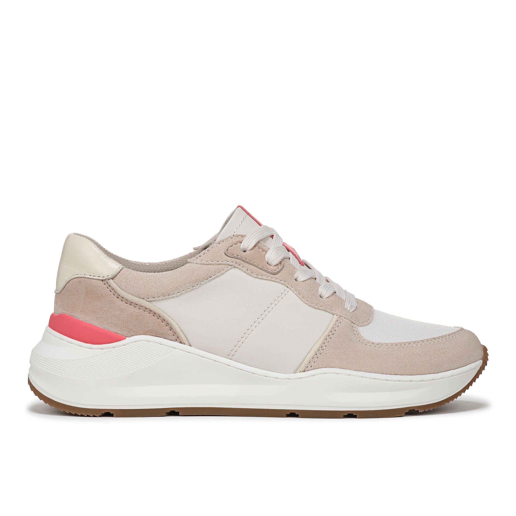 Naturalizer Sneaker in pelle con inserti, soletta removibile, suola 5cm