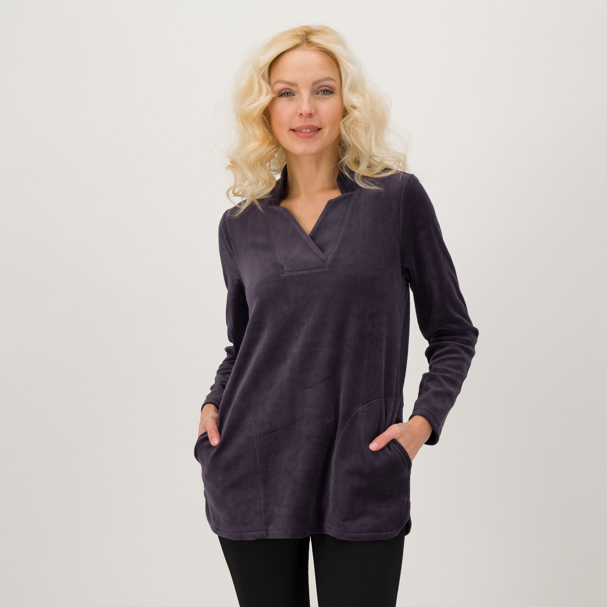 Denim & Co.
Maglietta
in ciniglia
con scollo a V