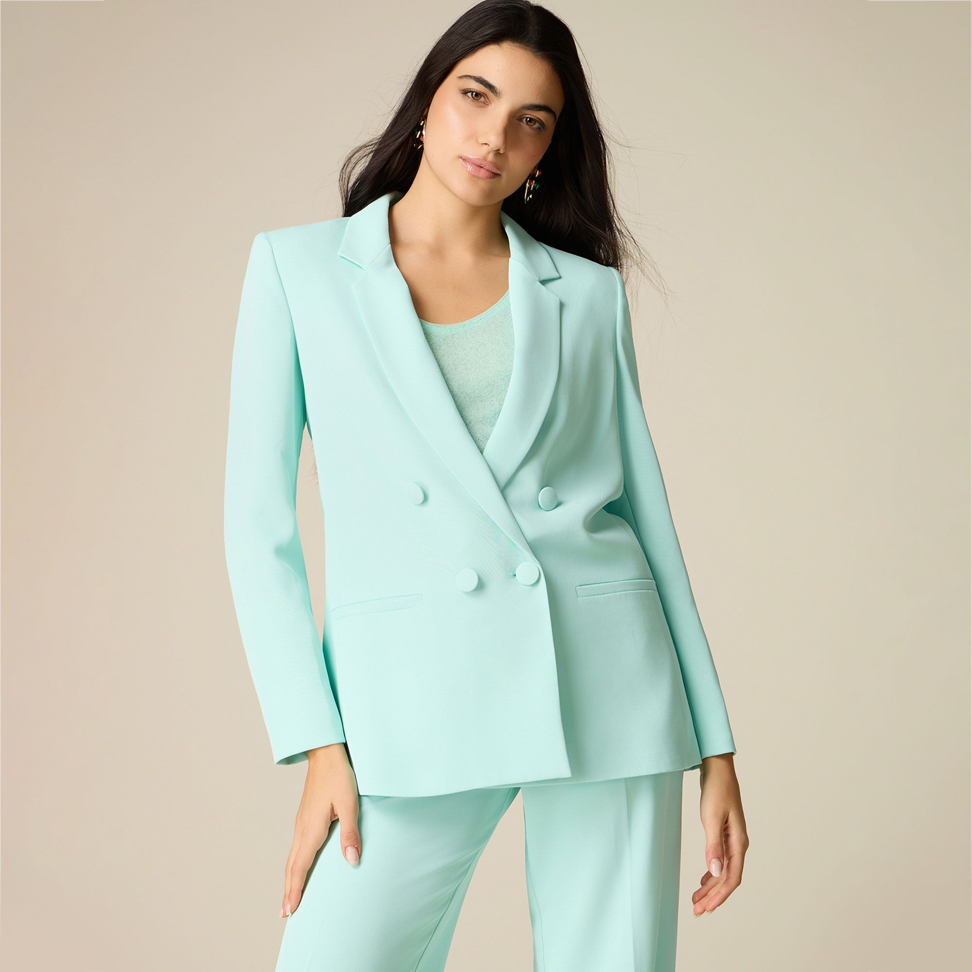 Oltre 
Blazer doppiopetto 
in tessuto crêpe