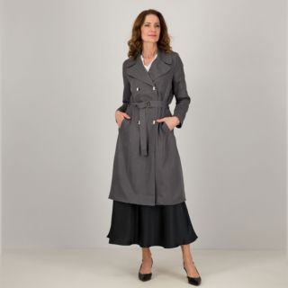 Officina della Moda
Trench doppiopetto
con cintura
