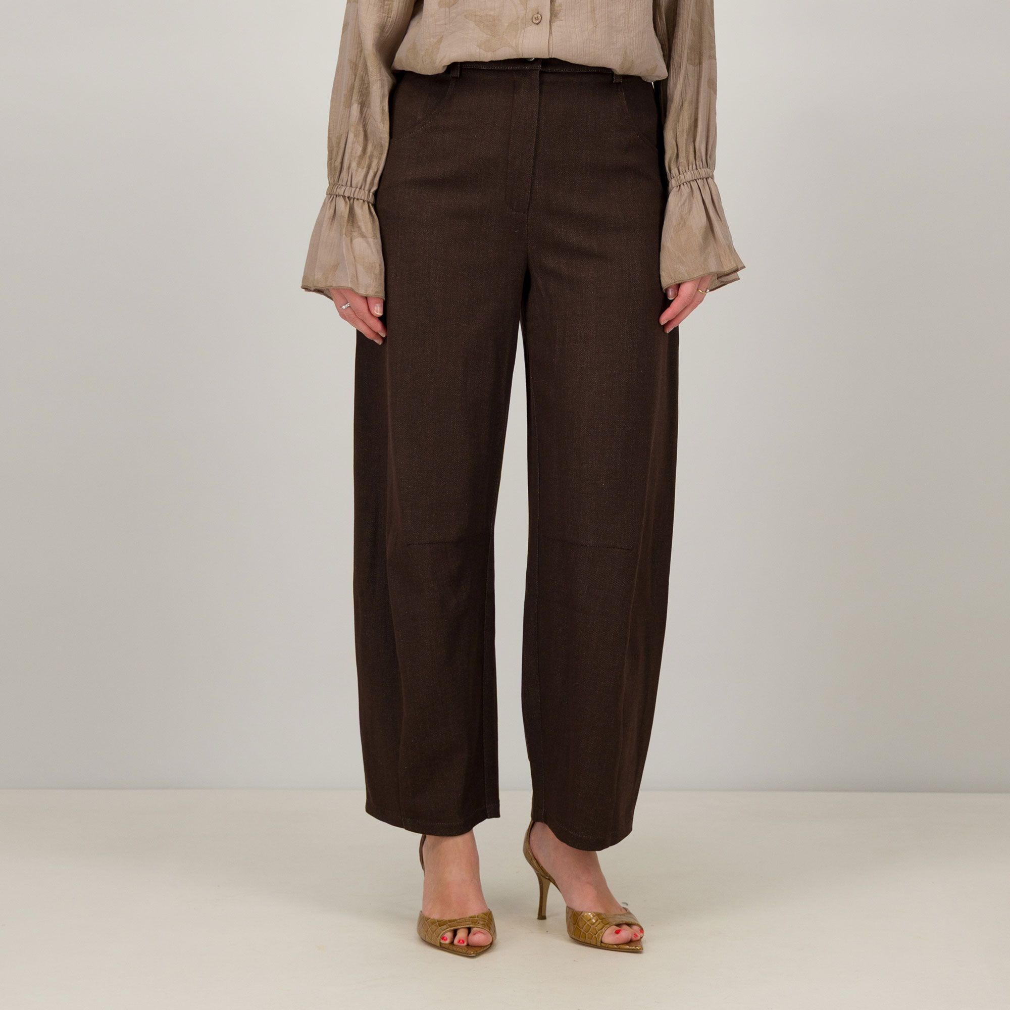 Caterina Lancini
Pantaloni barrell
con elastico