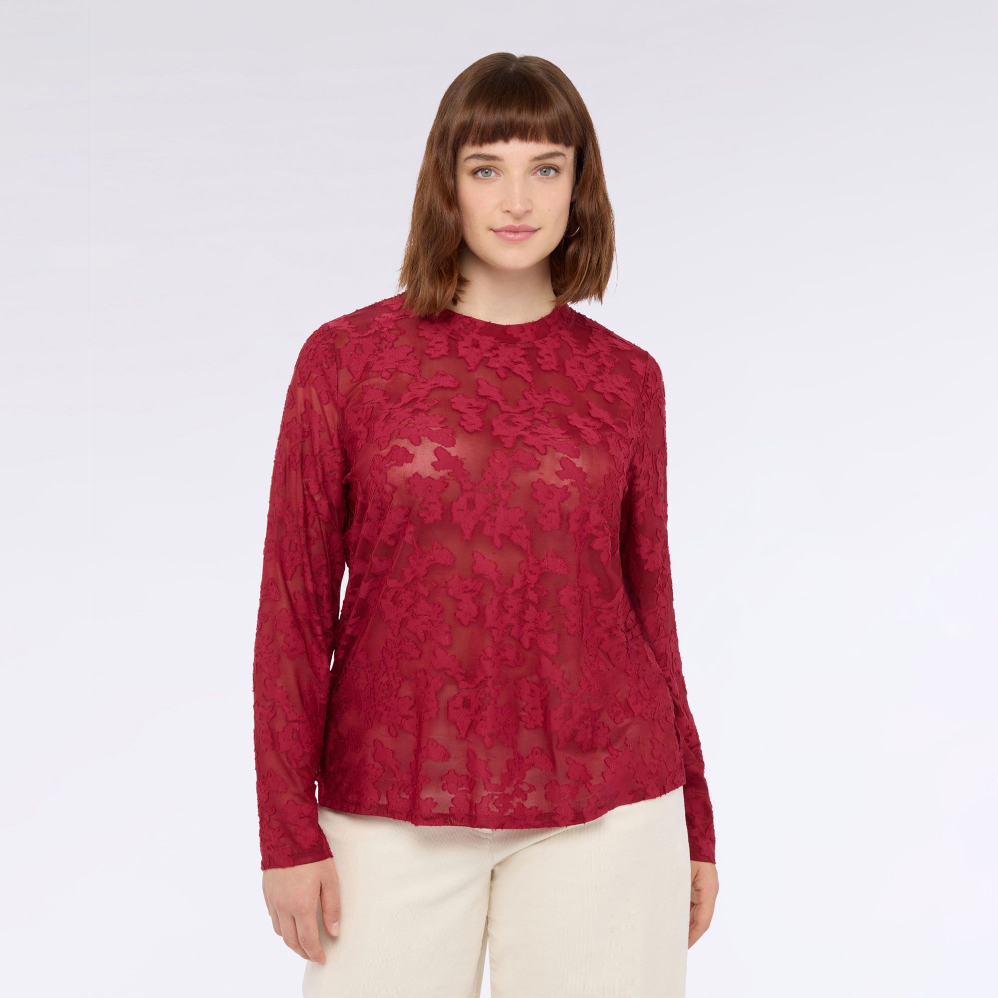 Fiorella Rubino
T-shirt effetto pizzo