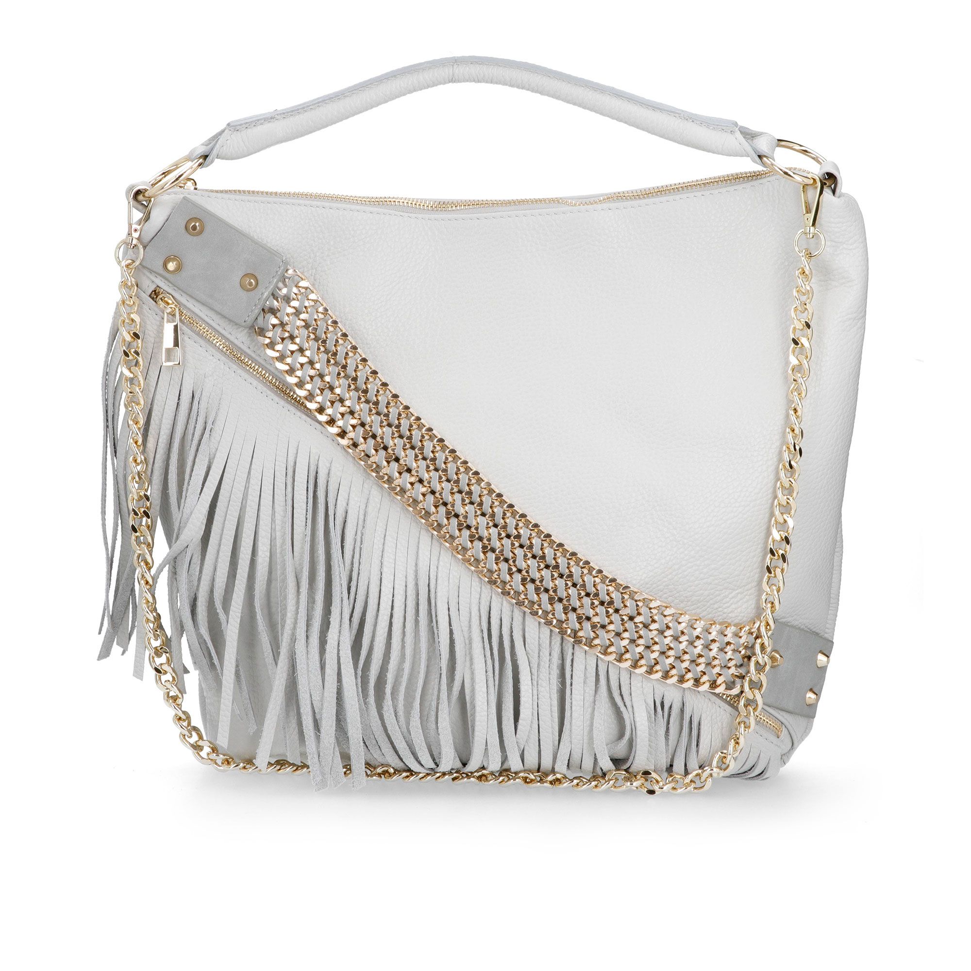 Stefano Ghilardi
Borsa a spalla
Saby in pelle
con catene e frange