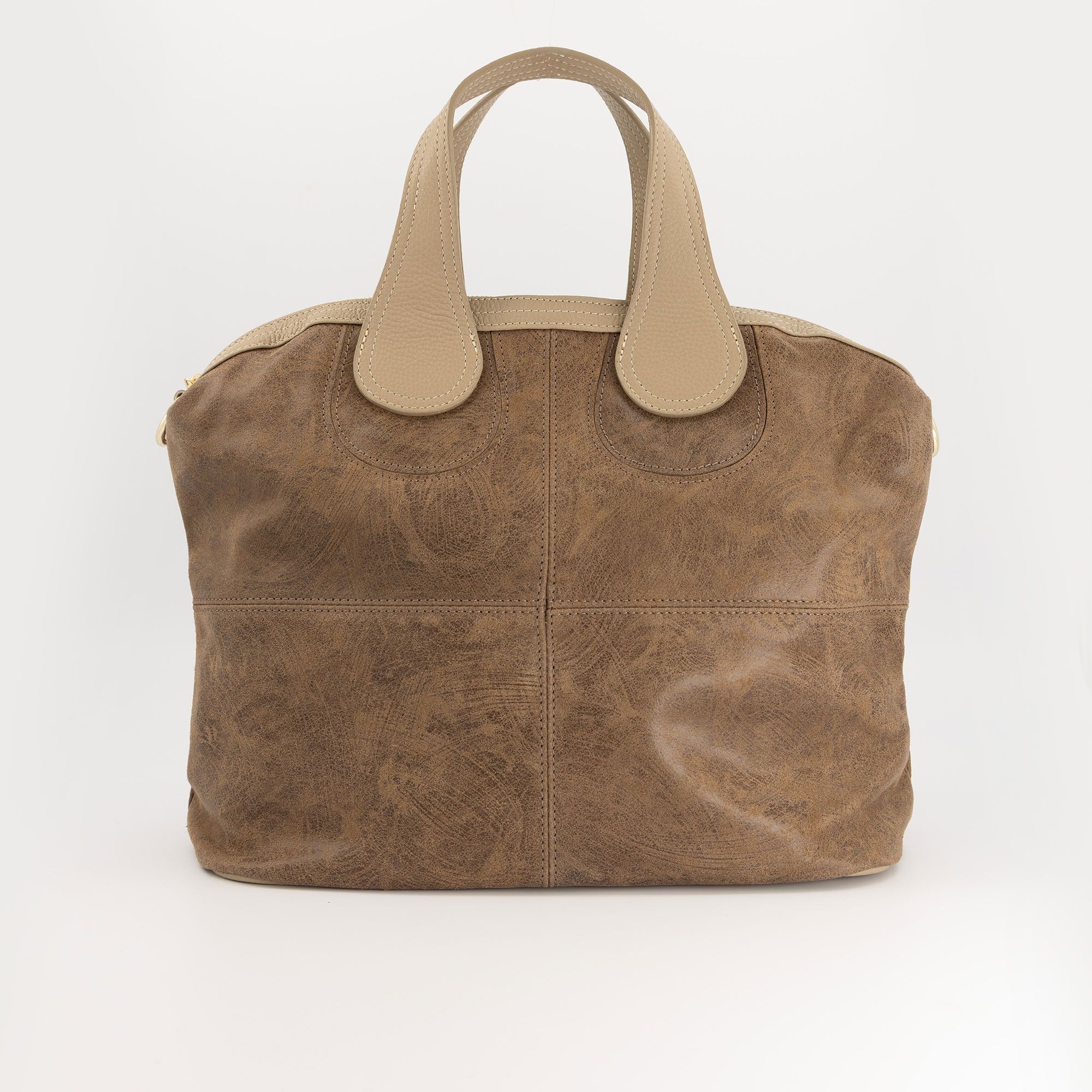 Le Corone Bags
Borsa a mano in
pelle dollaro con
tracolla regolabile