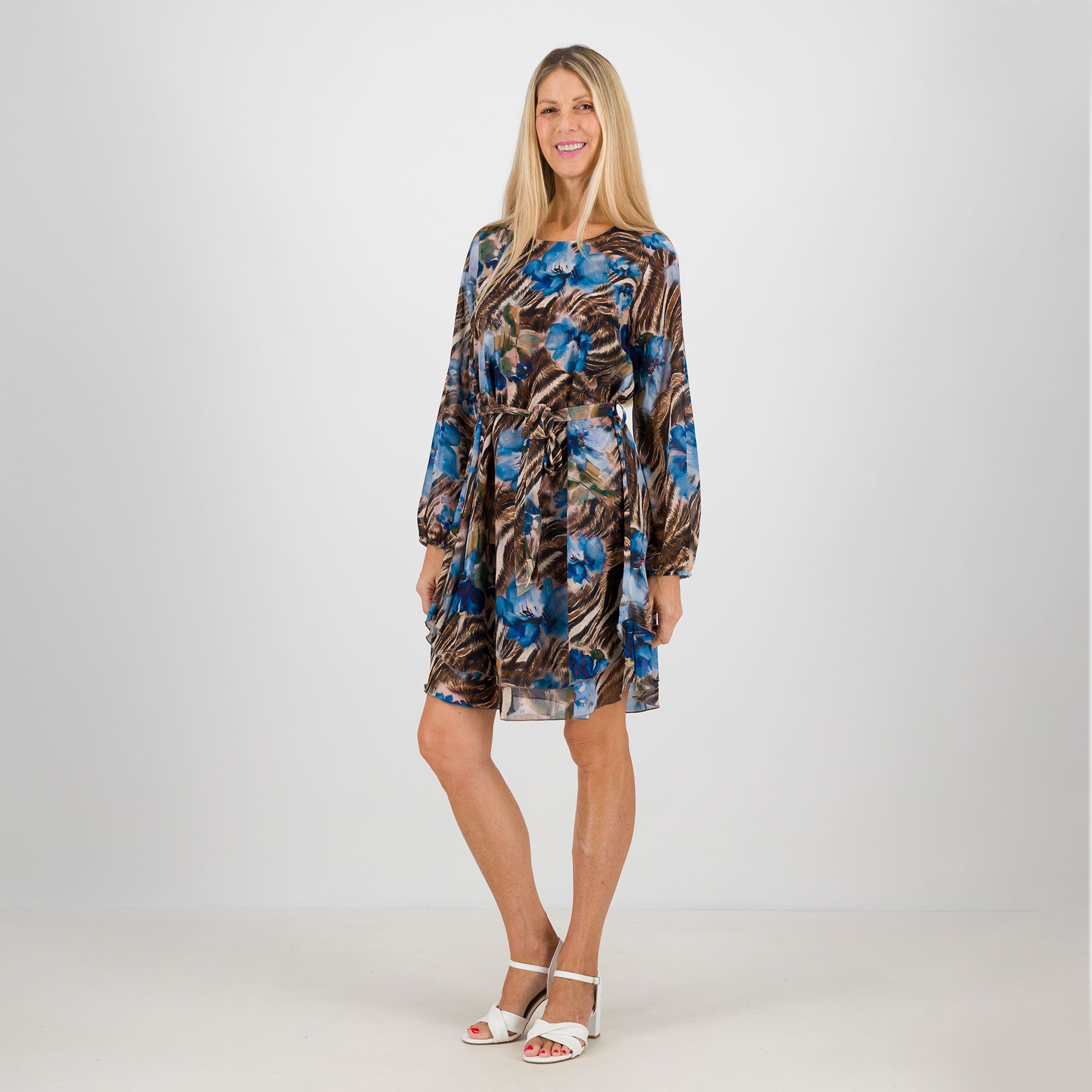 James Lakeland
Abito midi fantasia
fiori e animalier