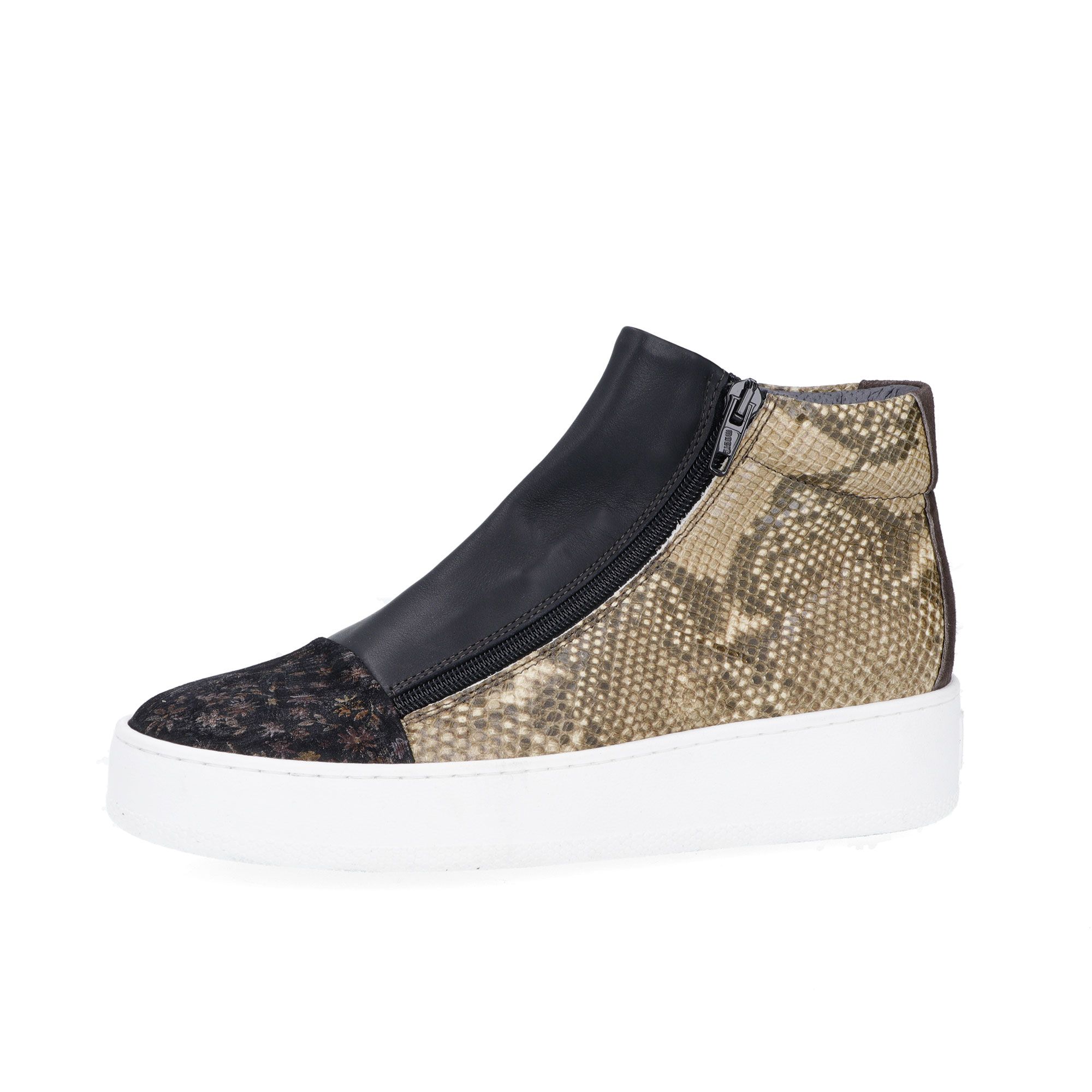 Image of Ebarrito Sneakers alte in pelle con suola 4 cm061