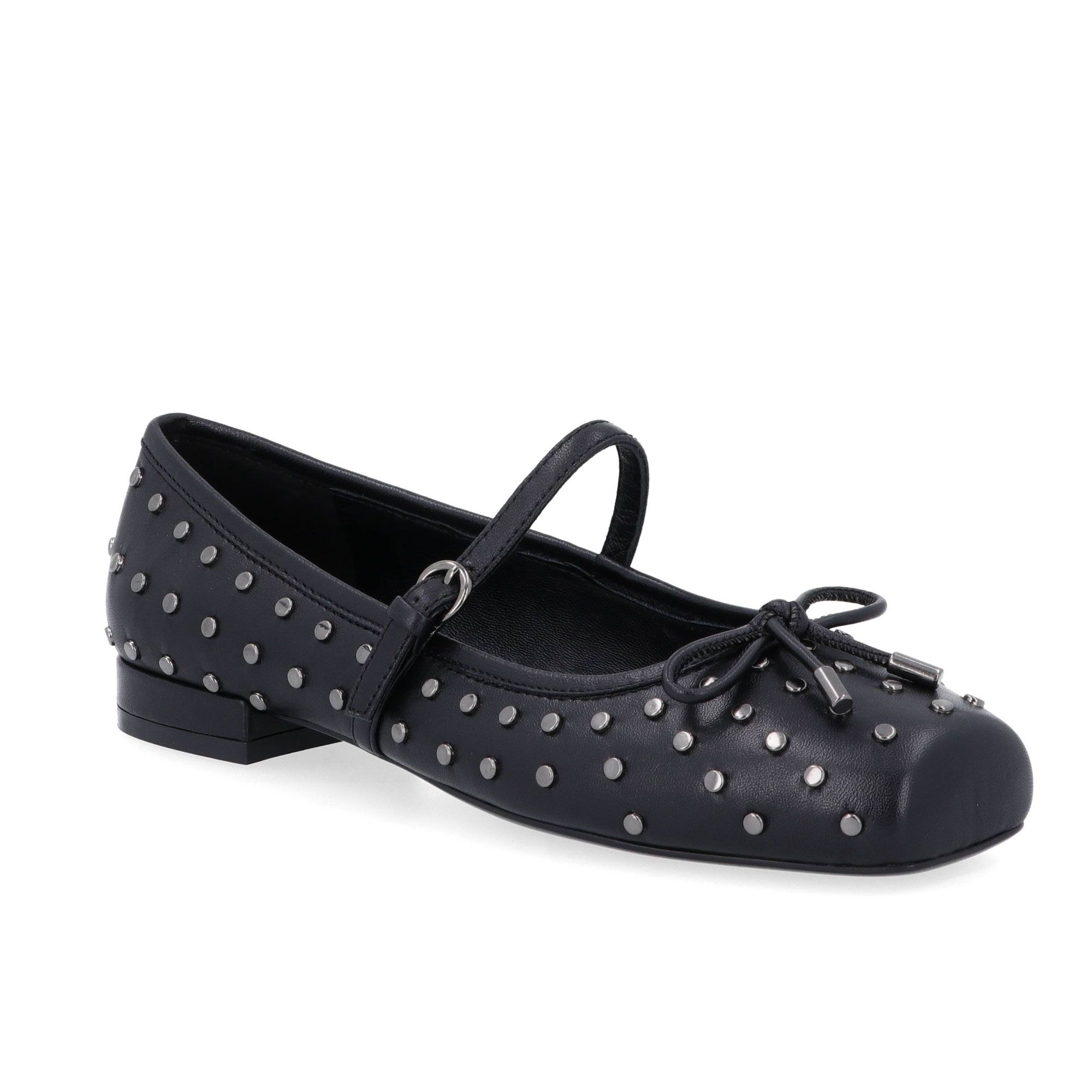 Cris Vergré
Ballerine in pelle
con fiocco decorativo
e tacco 1,5cm