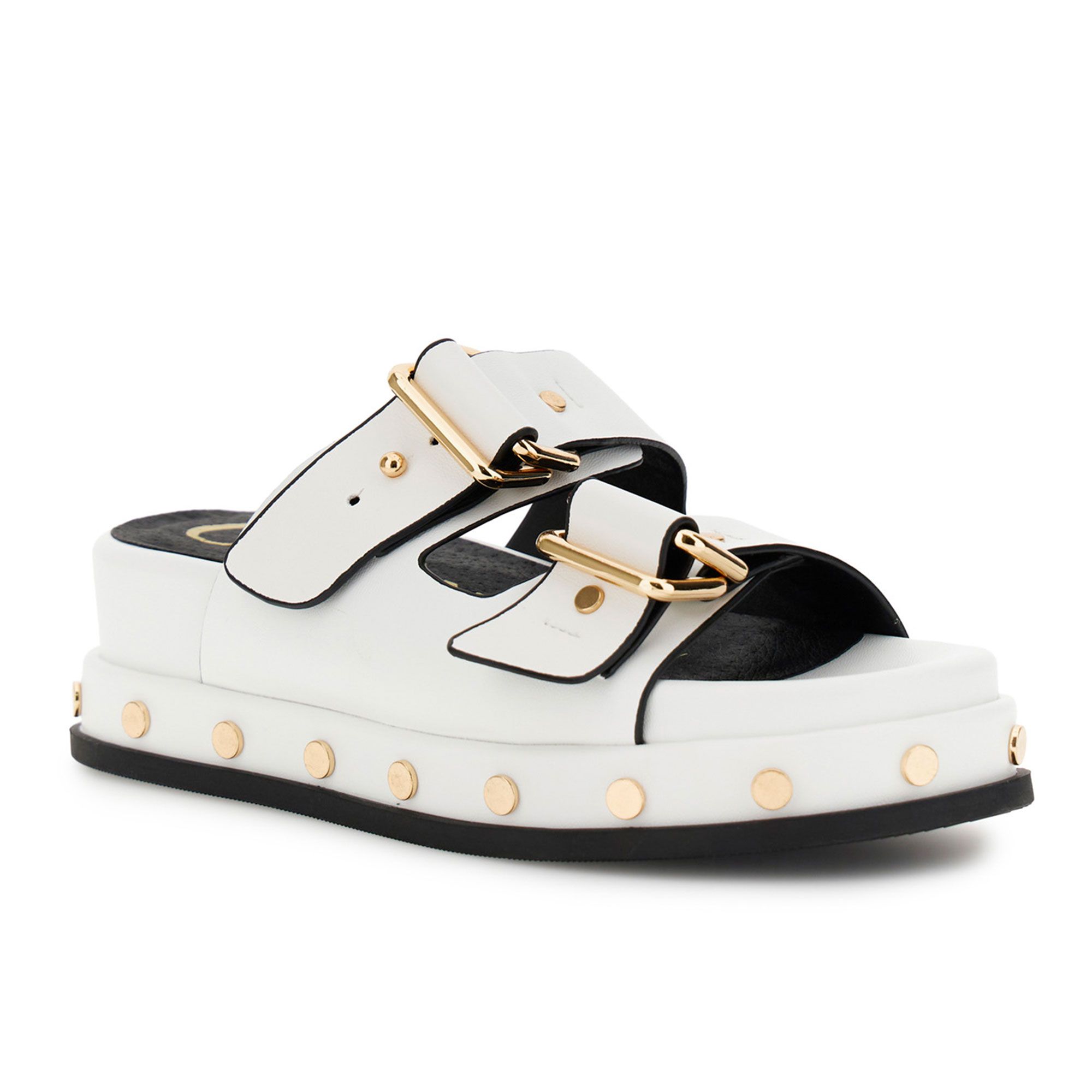 Cafè Noir
Sandali in sintetico
con ampie fasce
e zeppa 5,5 cm